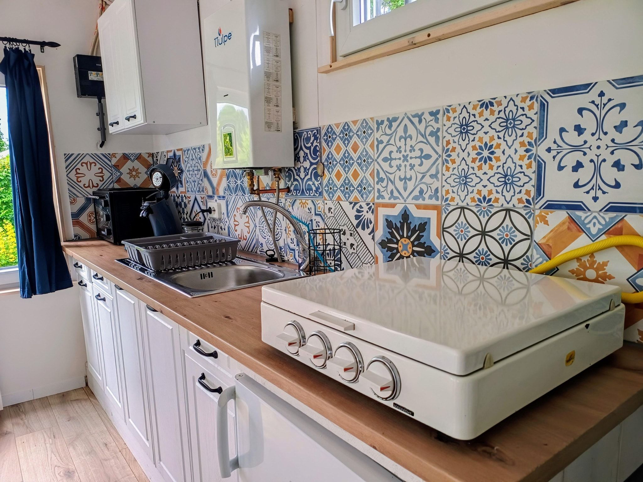 De keuken van Cosy Hideout in Dirkshorn