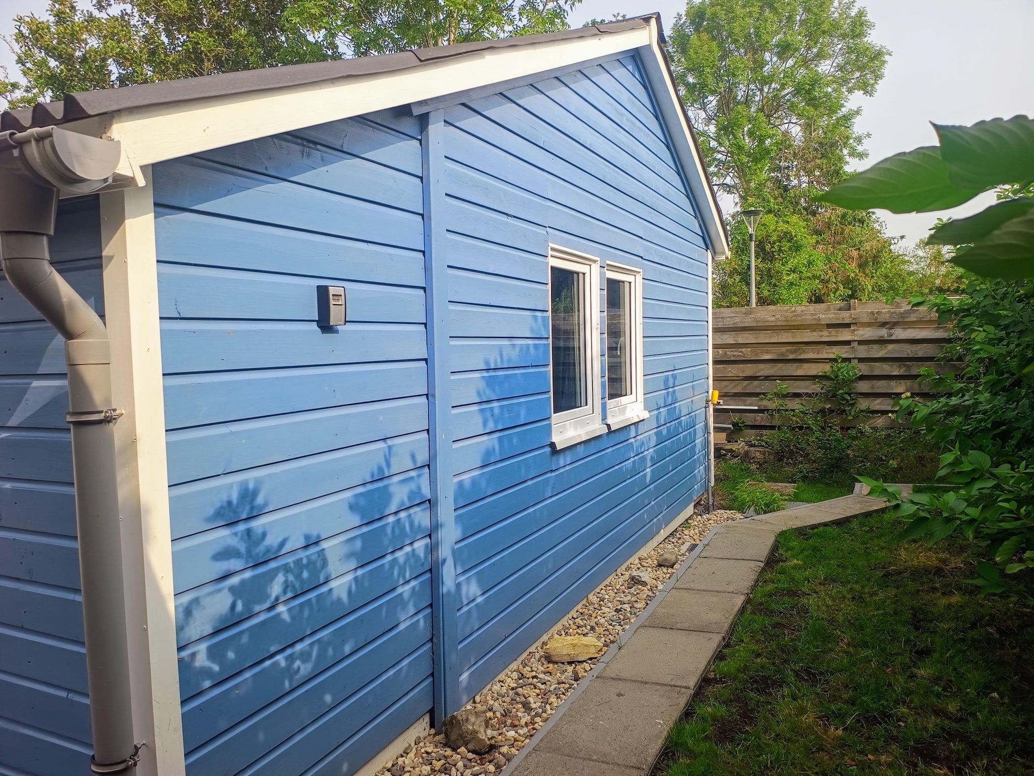 De tuin van Cosy Hideout in Dirkshorn