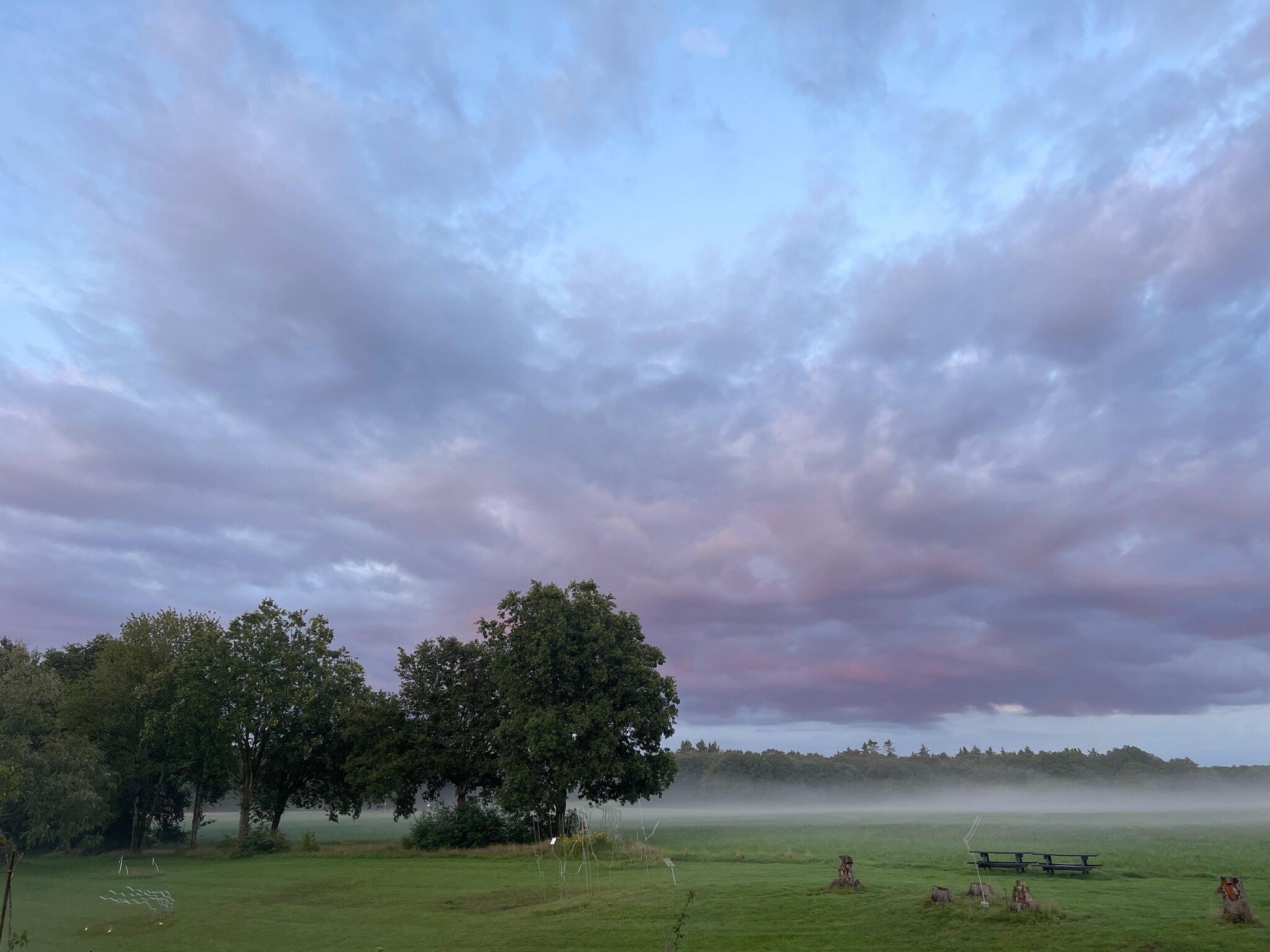 De tuin van Landhuis Hezenes in Diever