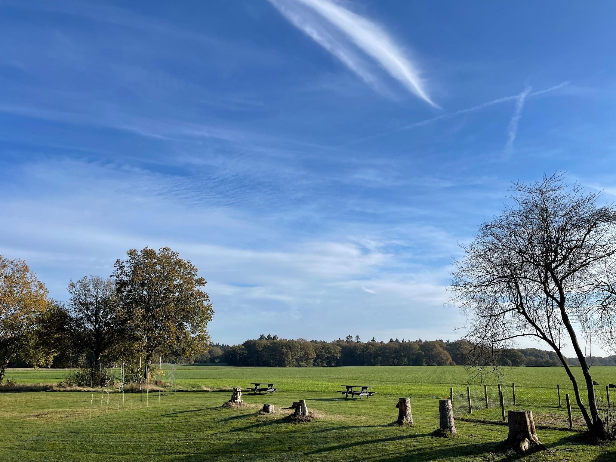 De tuin van Landhuis Hezenes in Diever