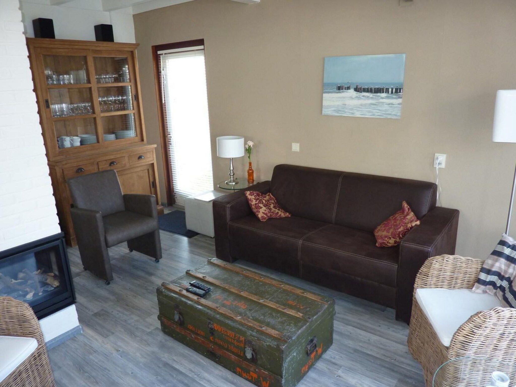 De woonkamer van Schoneveld 11 Zeester Breskens in Breskens