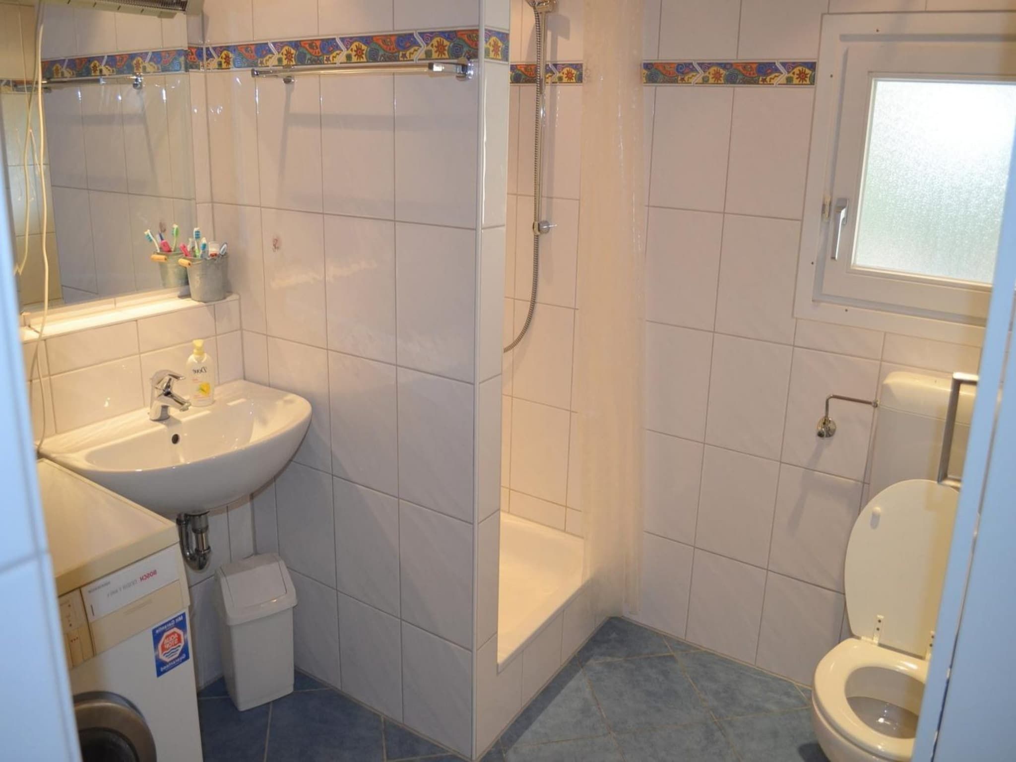 De badkamer van Schoneveld 11 Zeester Breskens in Breskens