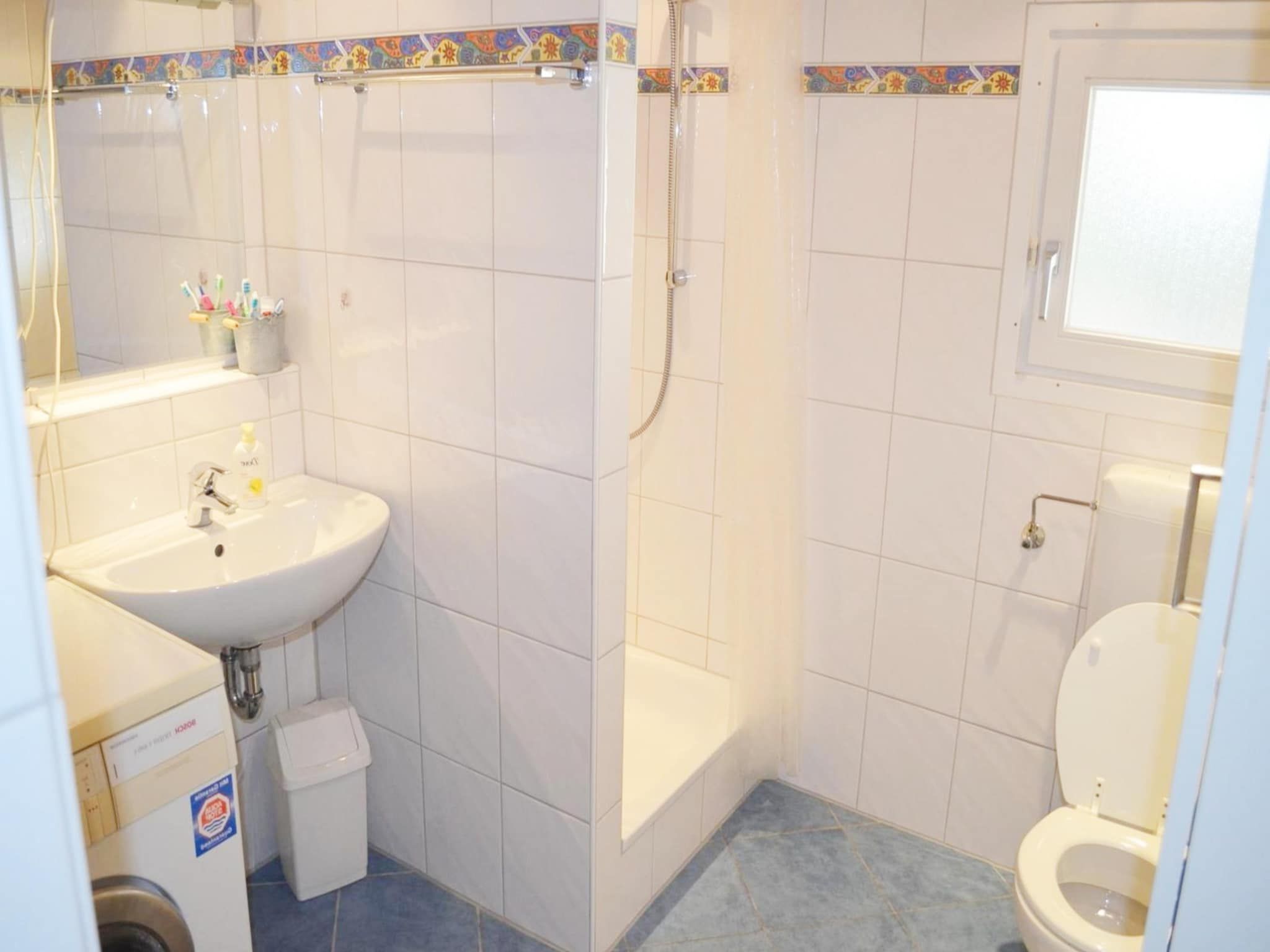 De badkamer van Schoneveld 11 Zeester Breskens in Breskens