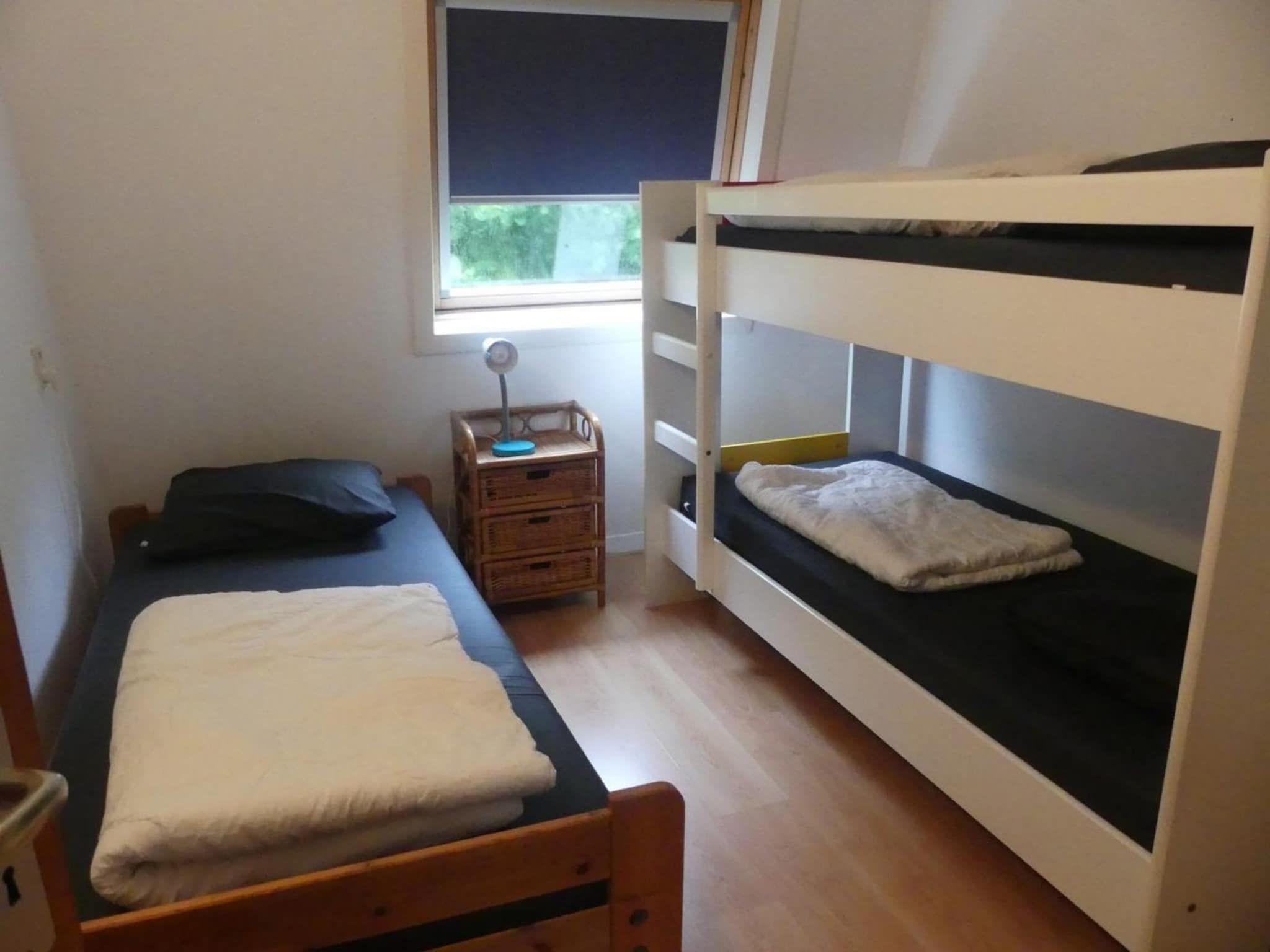 Een slaapkamer van Schoneveld 32 Zeester Breskens in Breskens