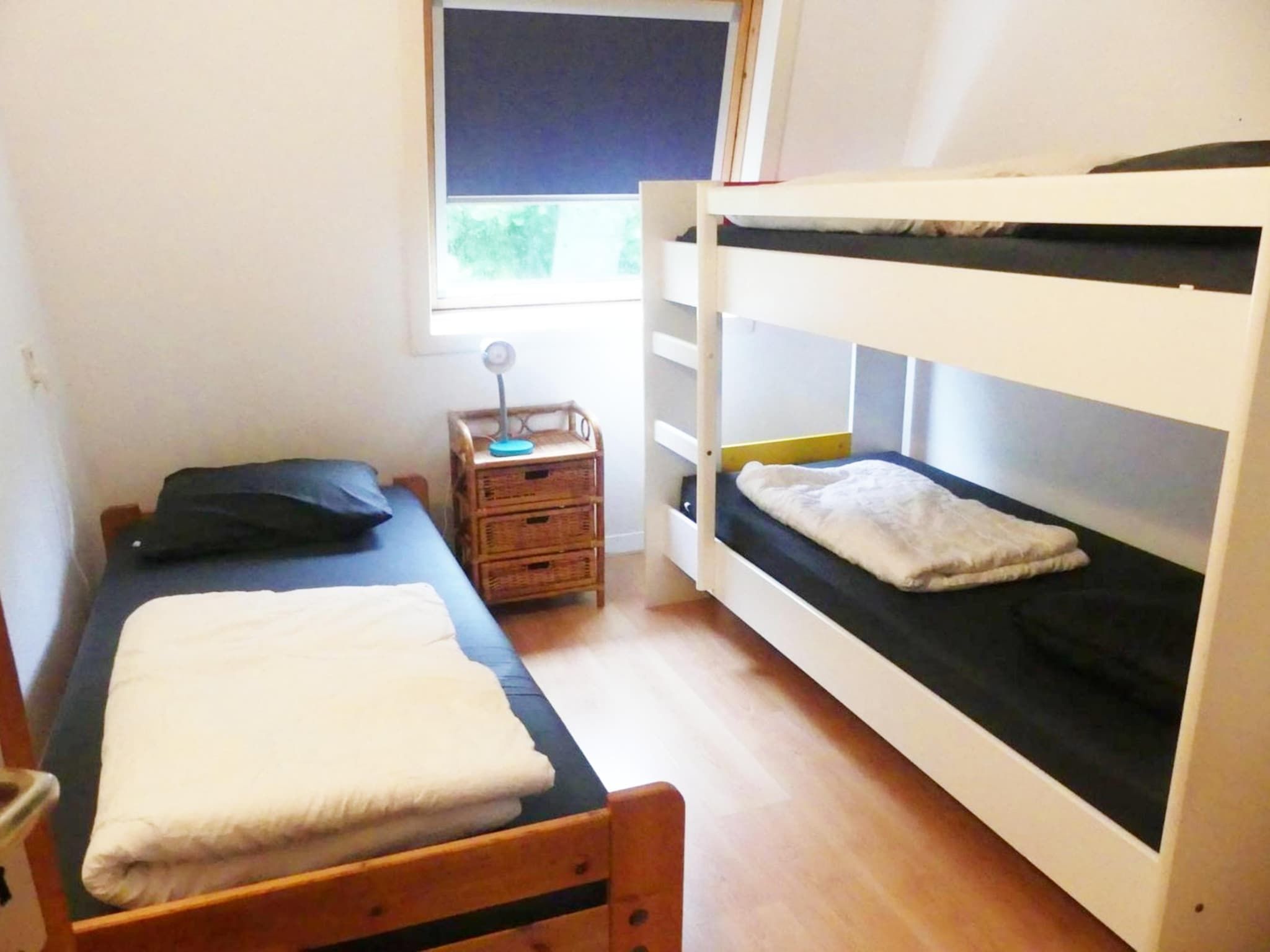 Een slaapkamer van Schoneveld 32 Zeester Breskens in Breskens