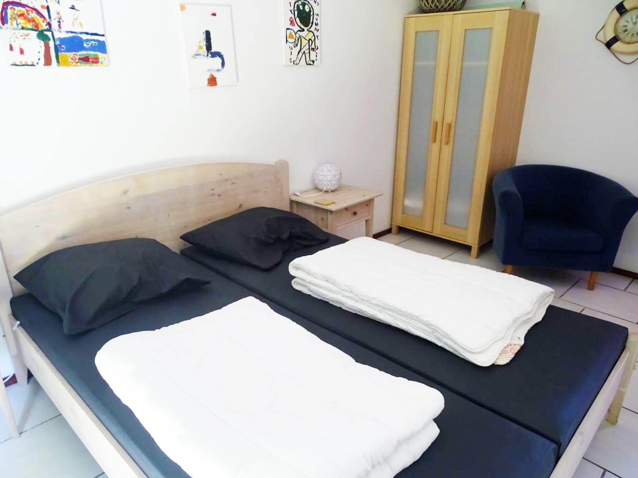 Een slaapkamer van Schoneveld 32 Zeester Breskens in Breskens