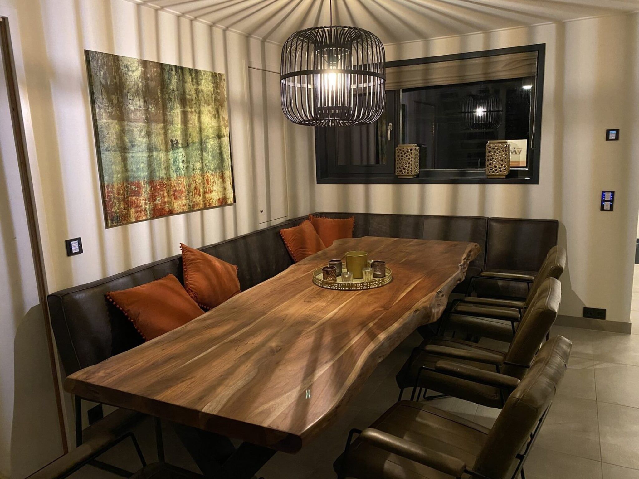 De eetkamer van Lepelblad 42 en 44  Nieuwvliet-Bad in Nieuwvliet-Bad