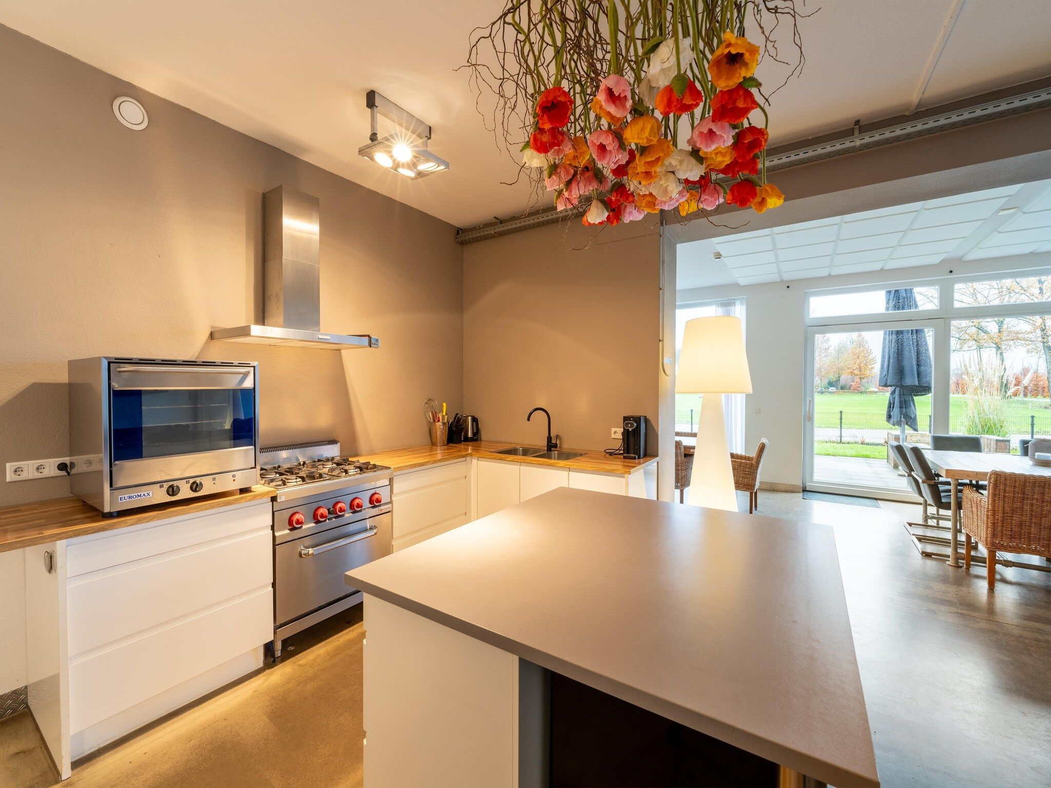 De keuken van De Slaapfabriek in Teuge