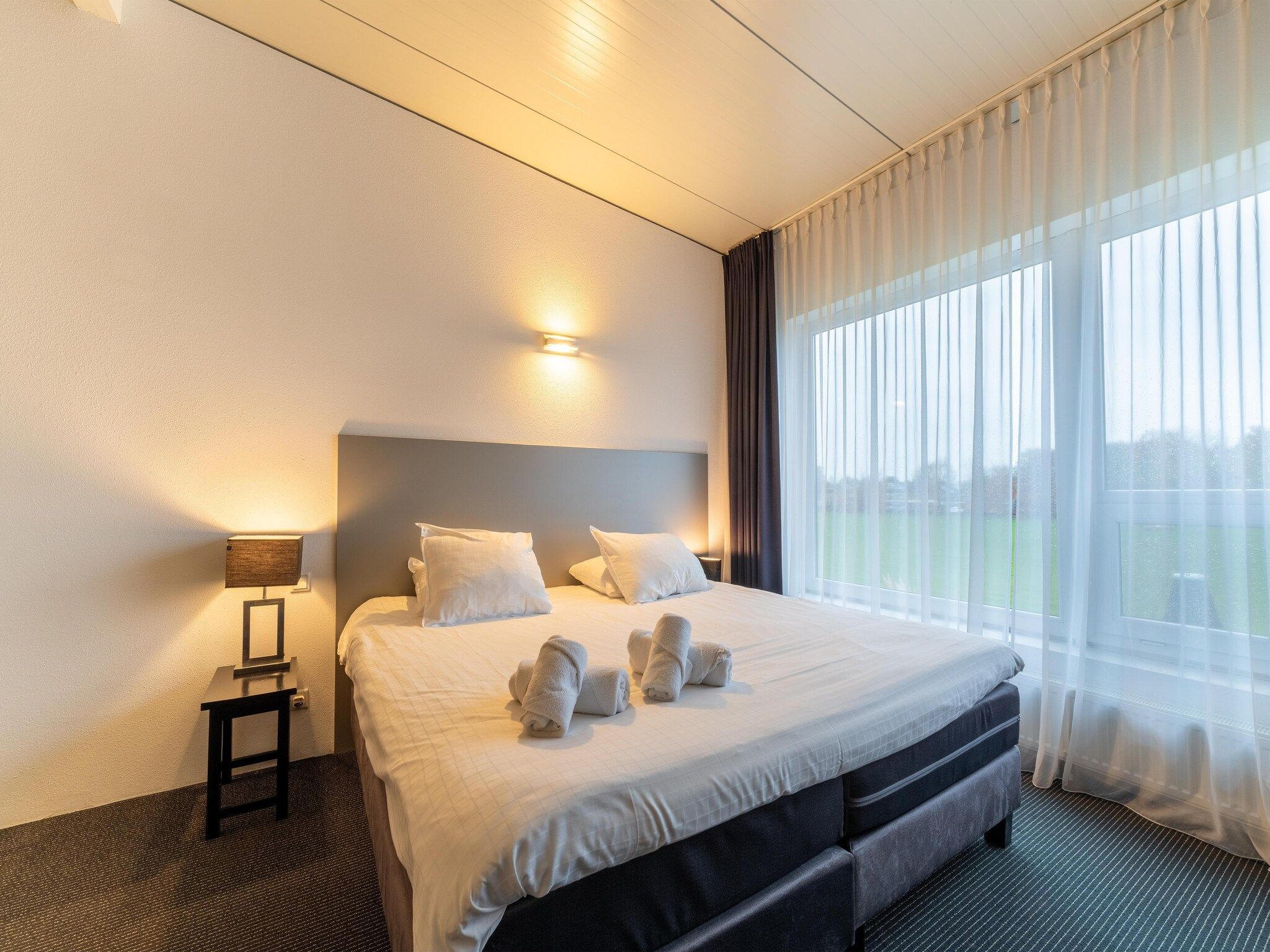 Een slaapkamer van De Slaapfabriek in Teuge