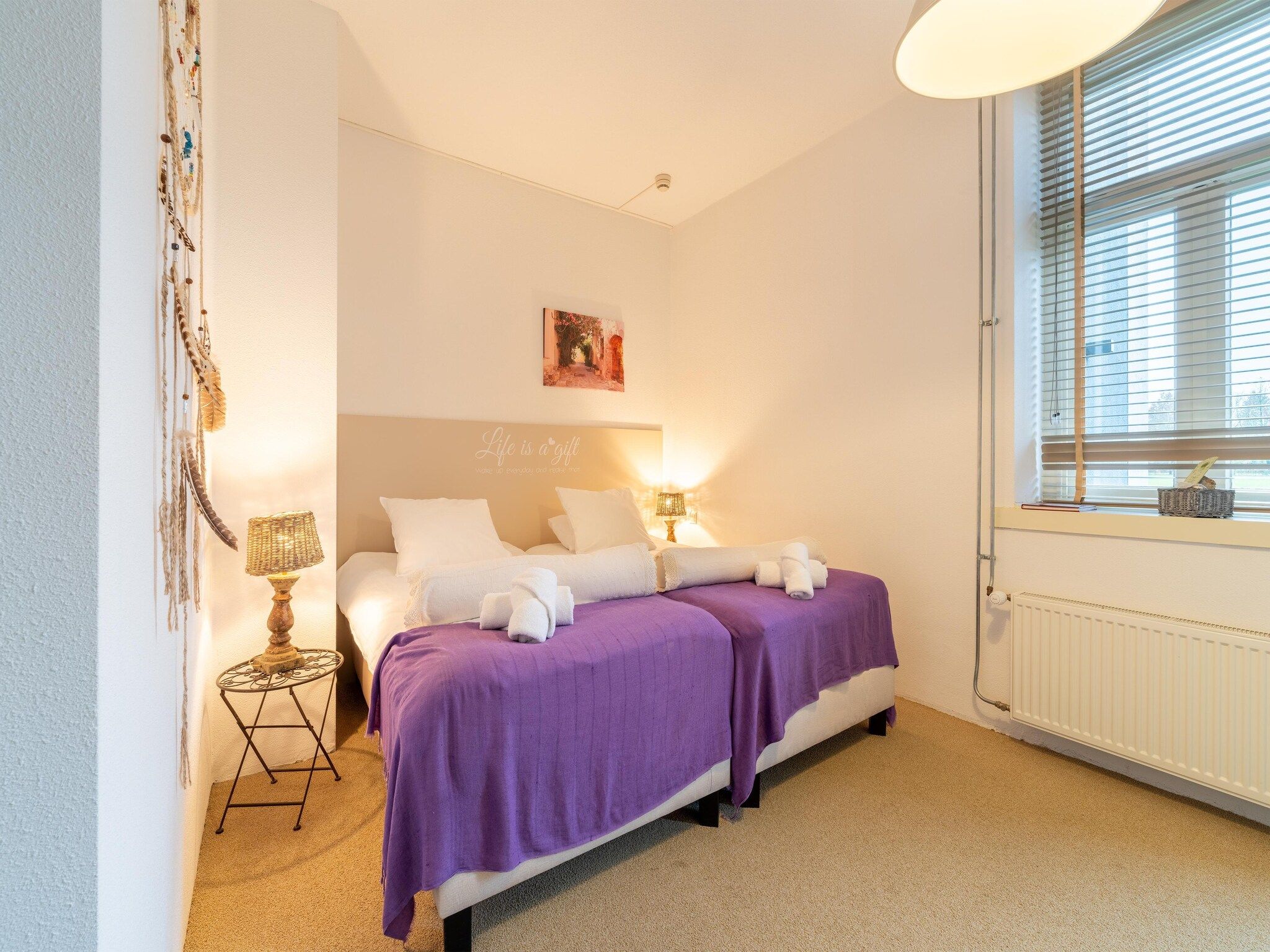 Een slaapkamer van De Slaapfabriek in Teuge