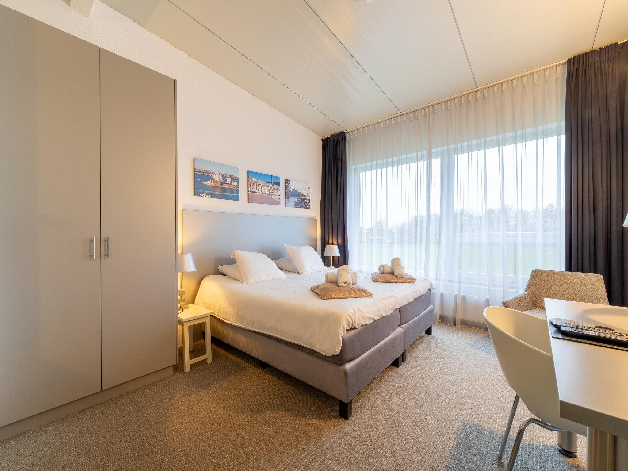 Een slaapkamer van De Slaapfabriek in Teuge