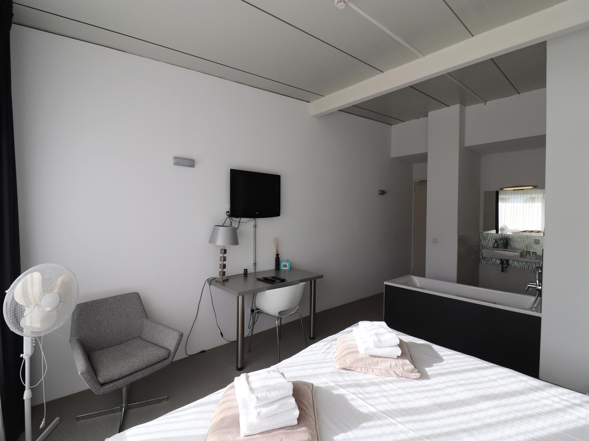 Een slaapkamer van De Slaapfabriek in Teuge