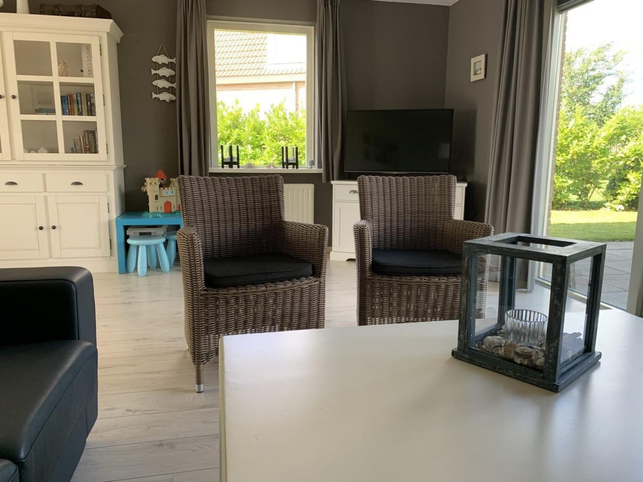 De woonkamer van Scheldeveste 163 Zwin Breskens in Breskens
