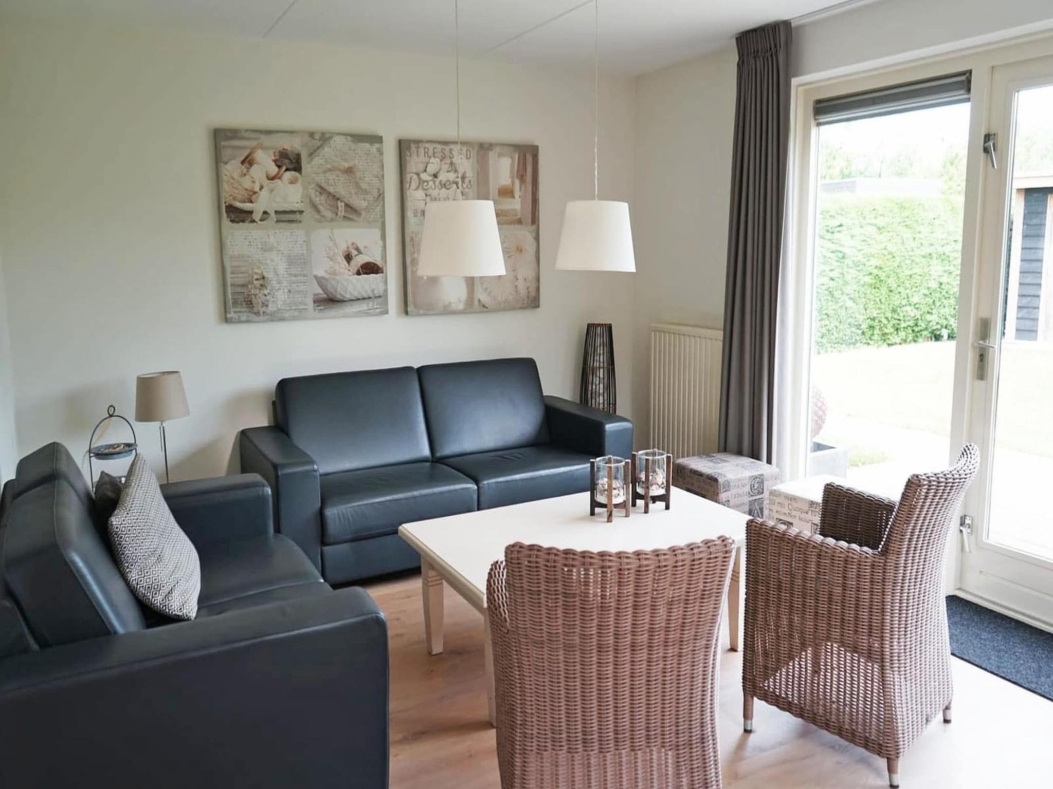 De woonkamer van Scheldeveste 163 Zwin Breskens in Breskens