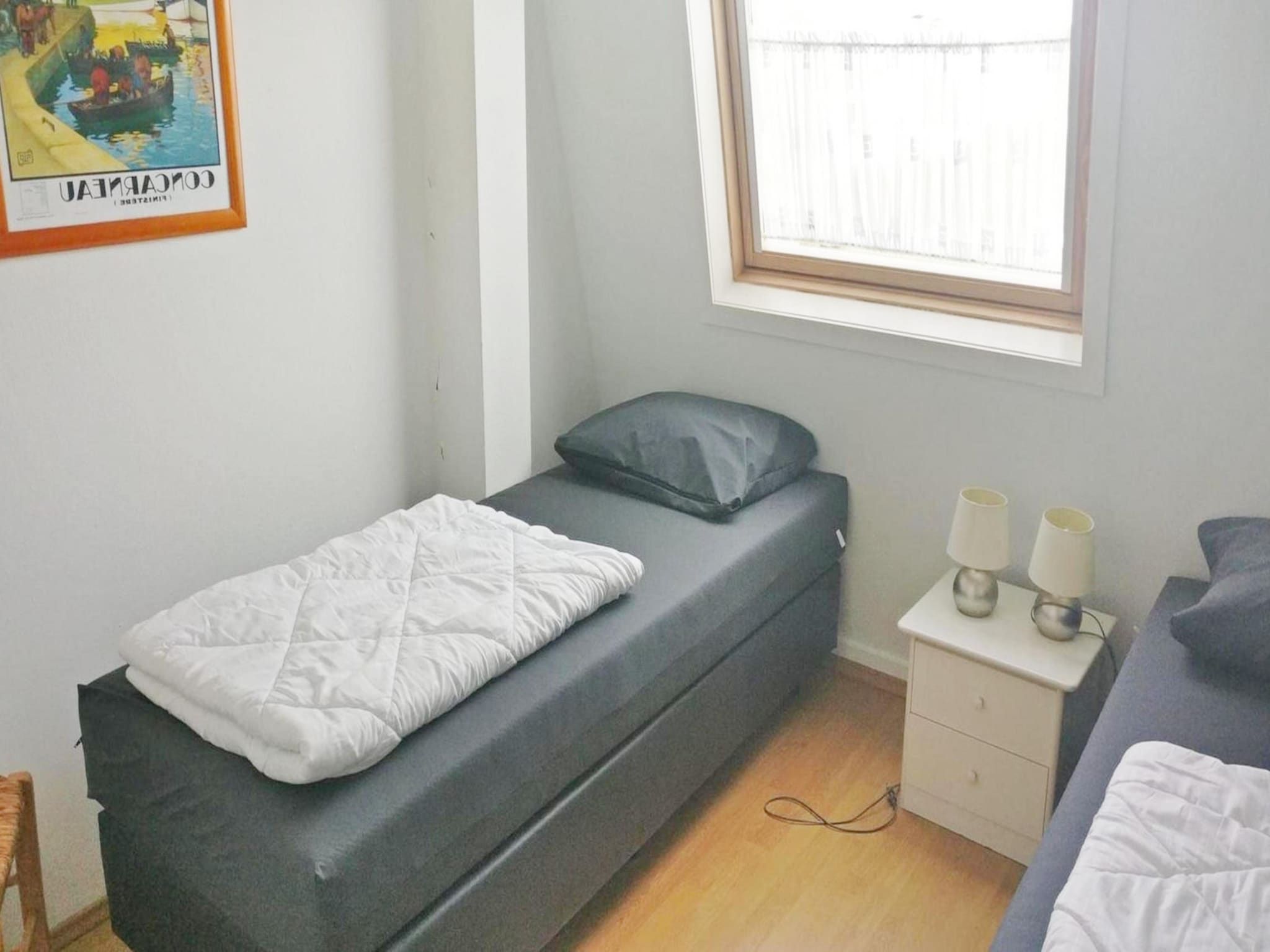 Een slaapkamer van Schoneveld 60 Zeester Breskens in Breskens