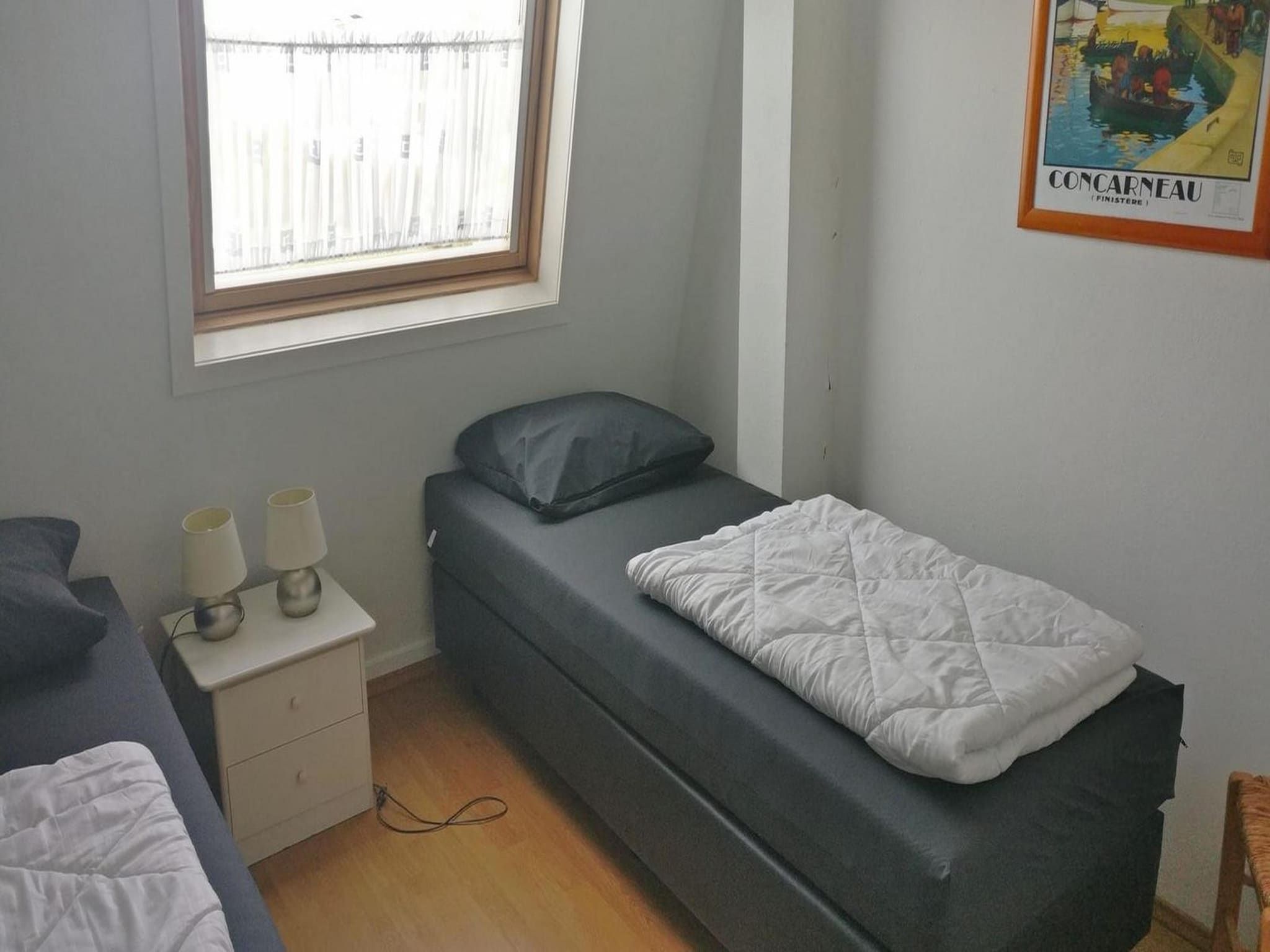 Een slaapkamer van Schoneveld 60 Zeester Breskens in Breskens