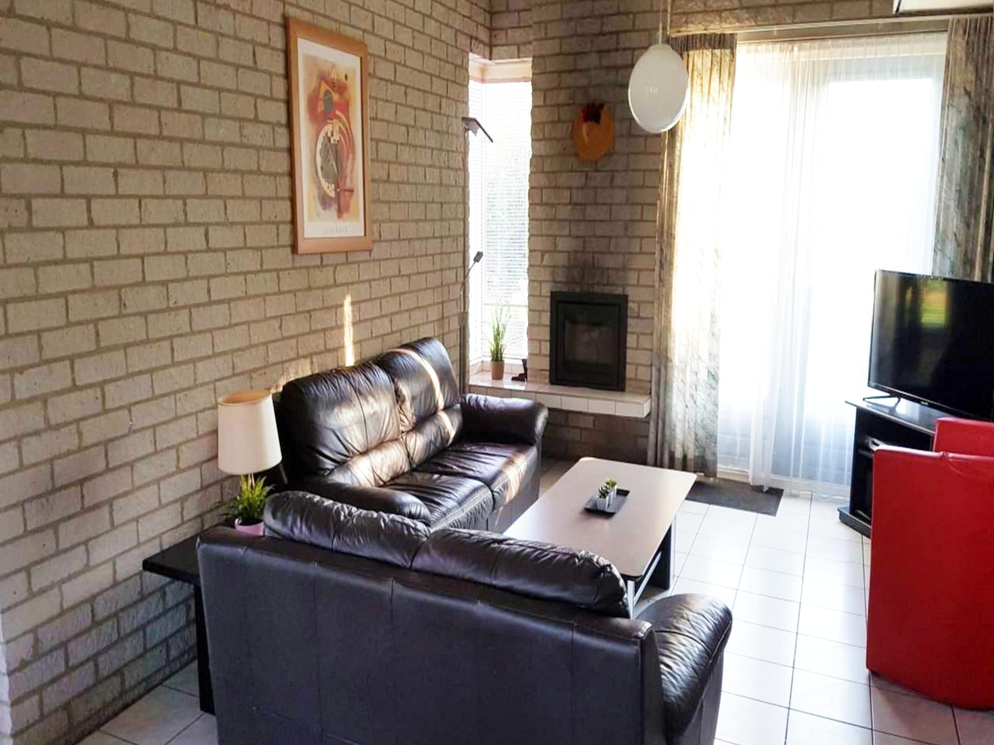 De woonkamer van Schoneveld 353 Strandparel Breskens in Breskens