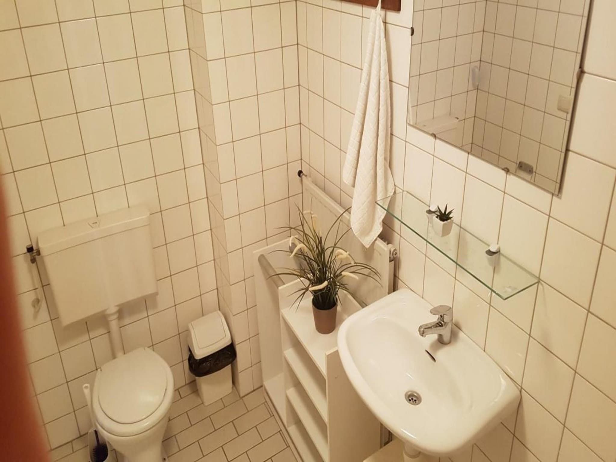 De badkamer van Schoneveld 353 Strandparel Breskens in Breskens