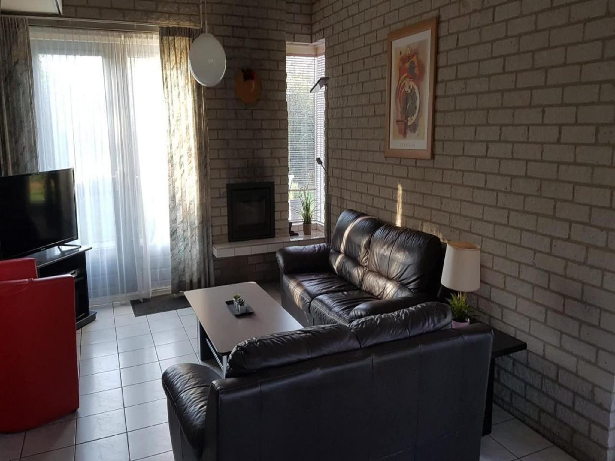 De woonkamer van Schoneveld 353 Strandparel Breskens in Breskens