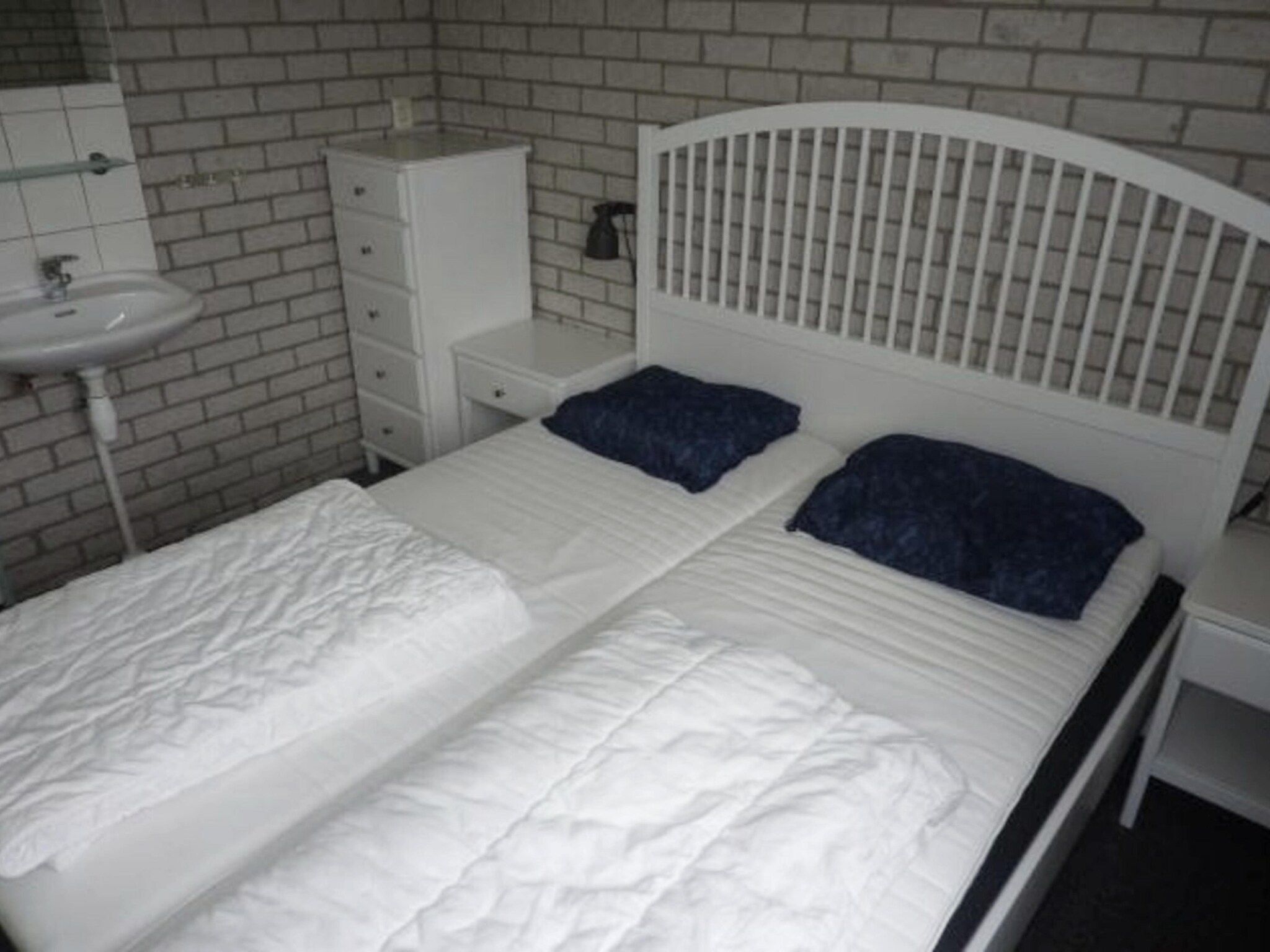 Een slaapkamer van Schoneveld 367 Strandparel Breskens in Breskens