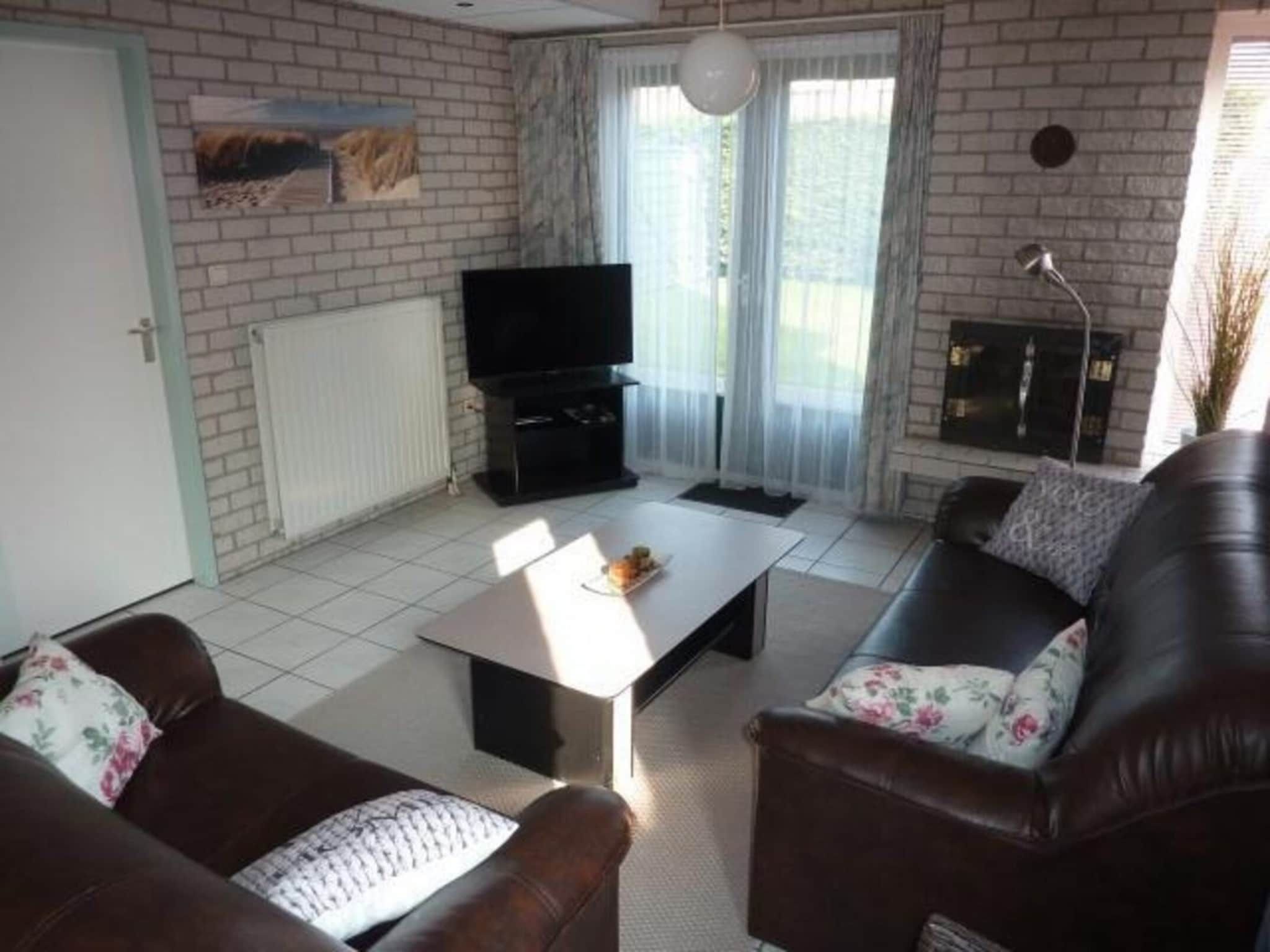 De woonkamer van Schoneveld 369 Strandparel Breskens in Breskens