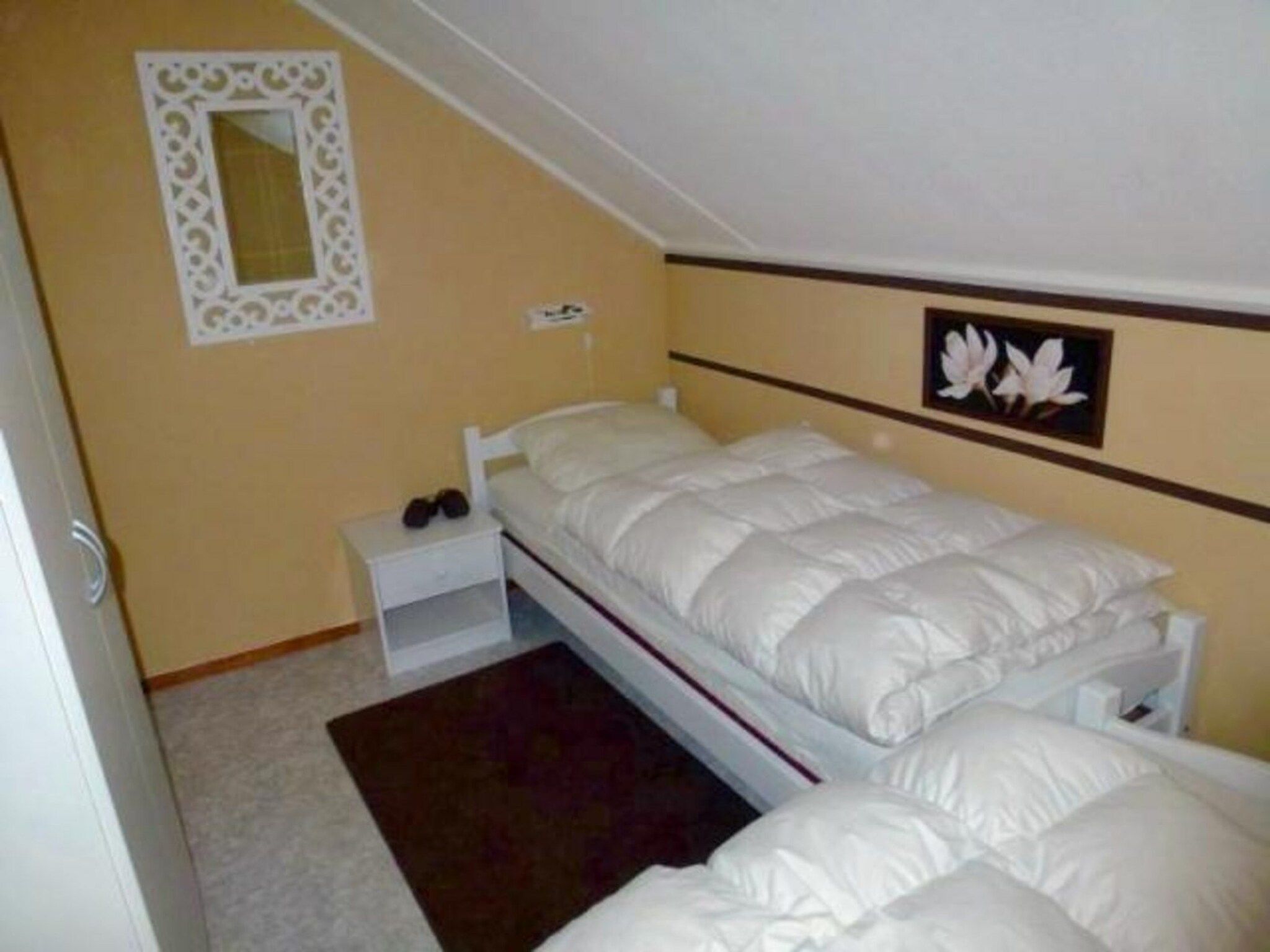 Een slaapkamer van Fort Soleil 29 Zeezwaluw Breskens in Breskens