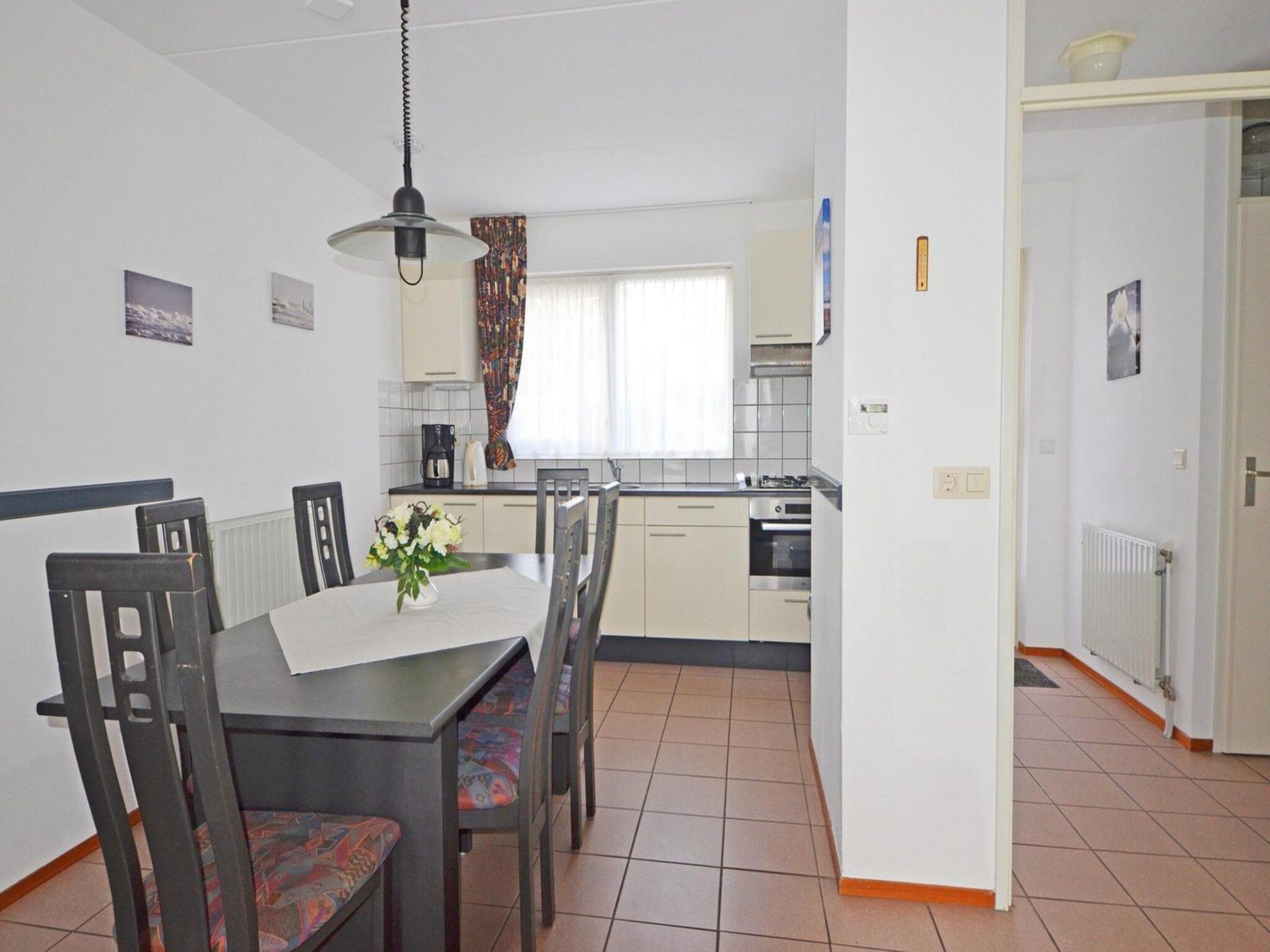 De eetkamer van Fort Soleil 30 Zeezwaluw Breskens in Breskens