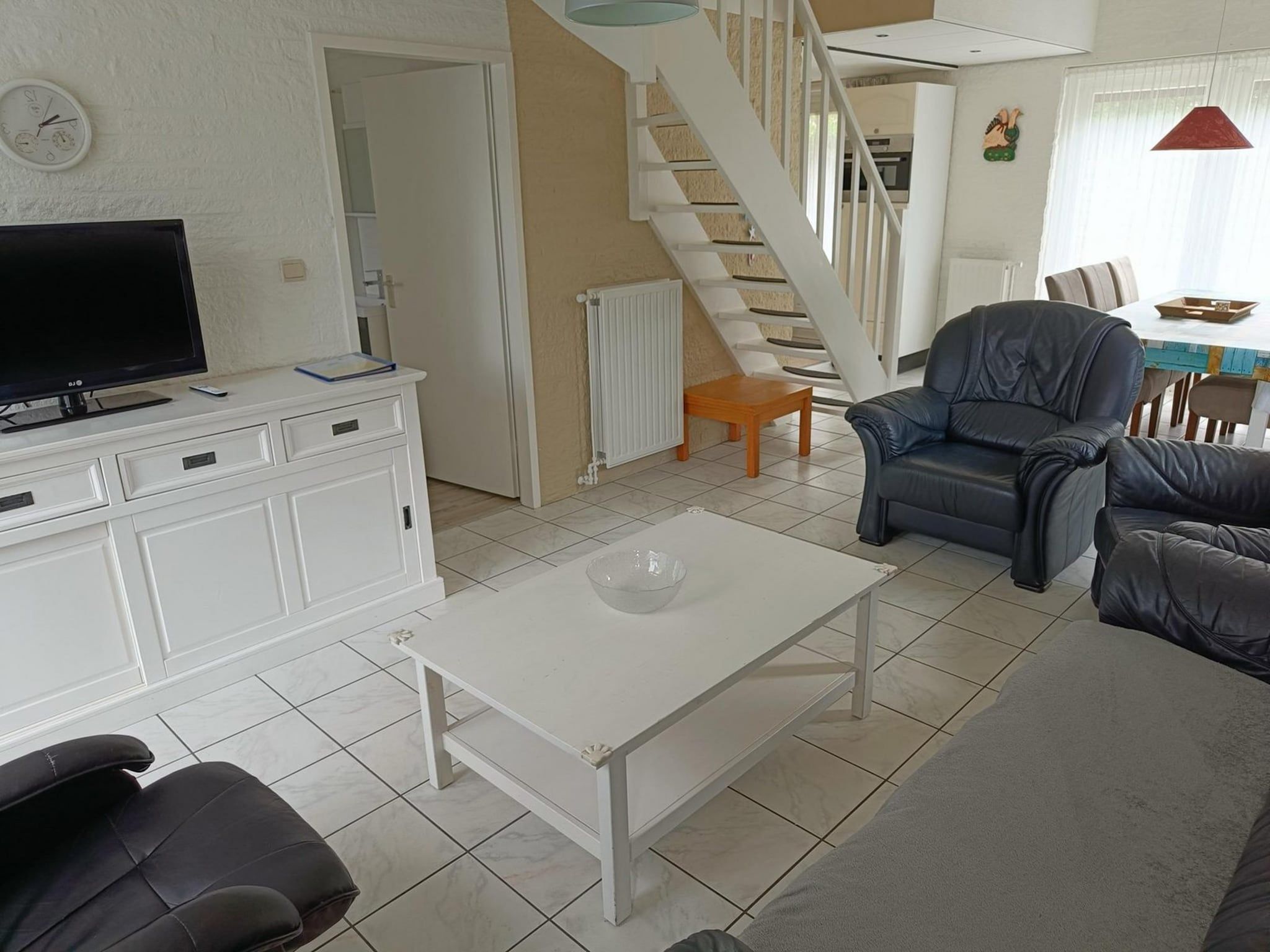 De woonkamer van Schoneveld 373 Strandparel Breskens in Breskens