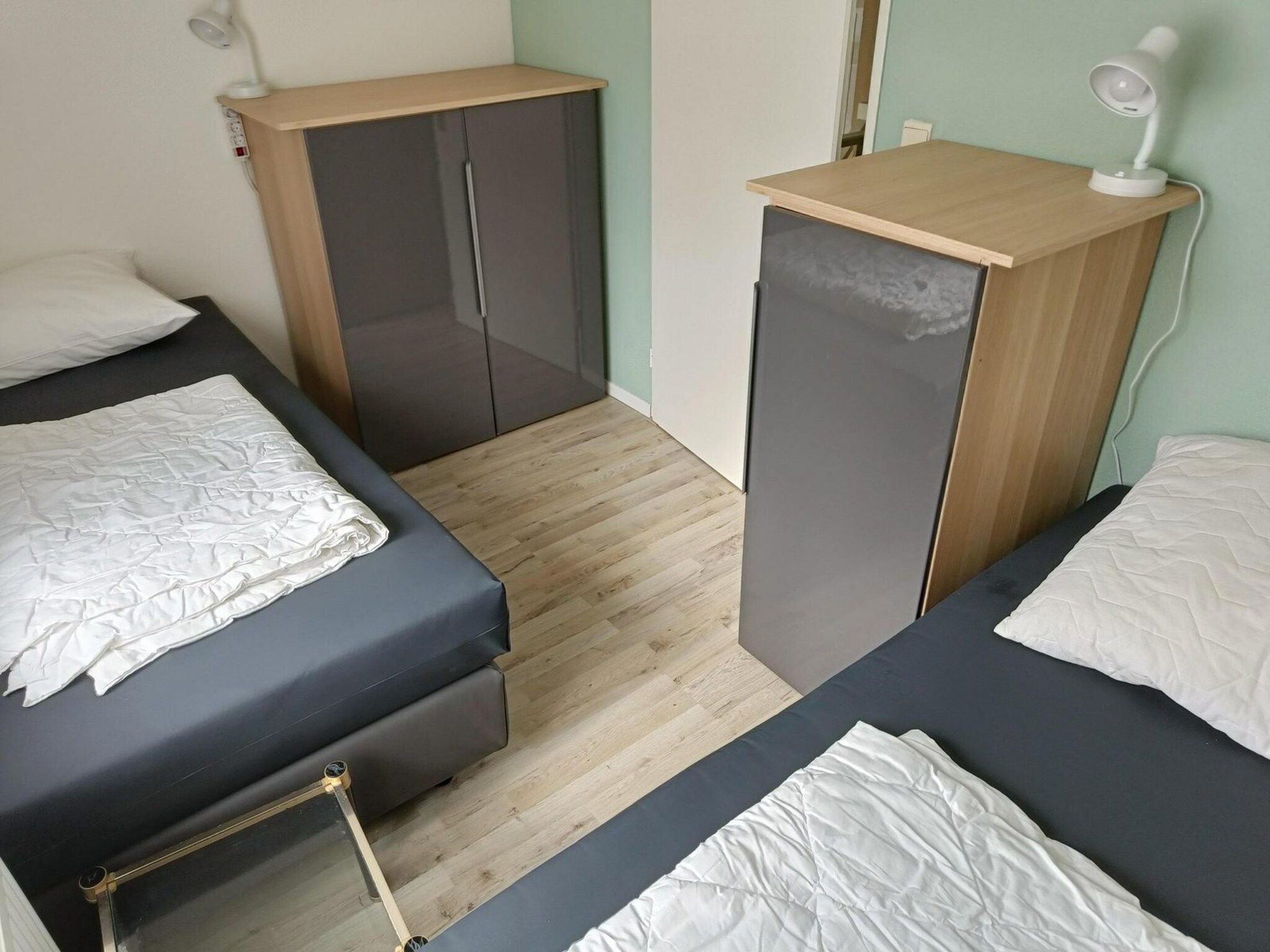 Een slaapkamer van Schoneveld 373 Strandparel Breskens in Breskens