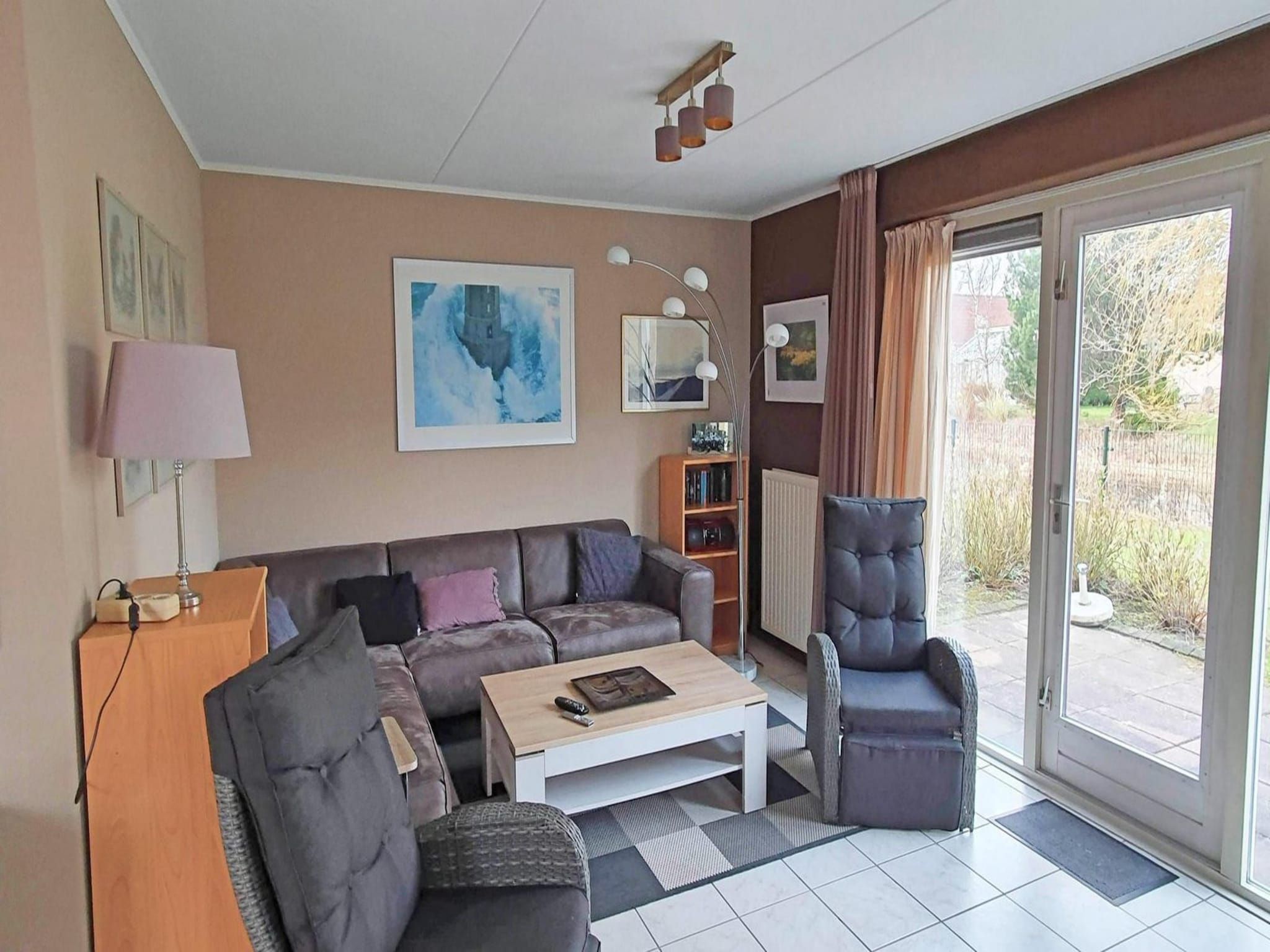 De woonkamer van Scheldeveste 8 Zwin Breskens in Breskens