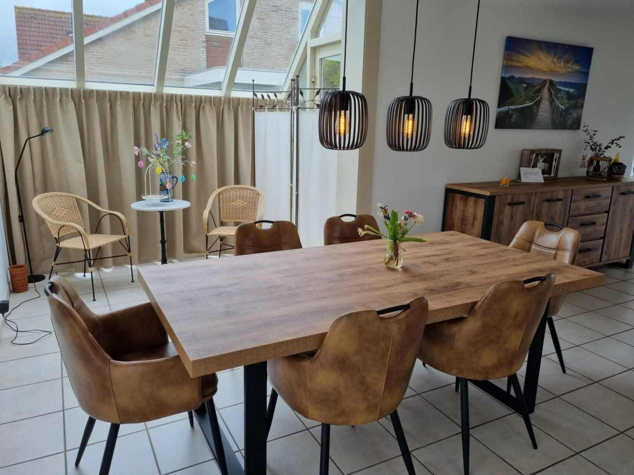 De eetkamer van Scheldeveste 45 Zwin Breskens in Breskens