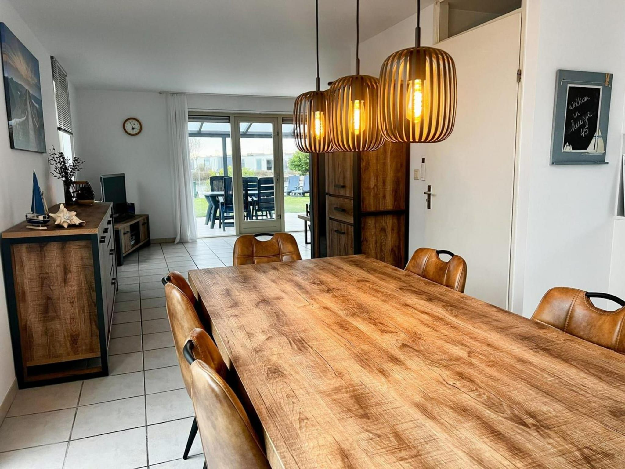 De eetkamer van Scheldeveste 45 Zwin Breskens in Breskens