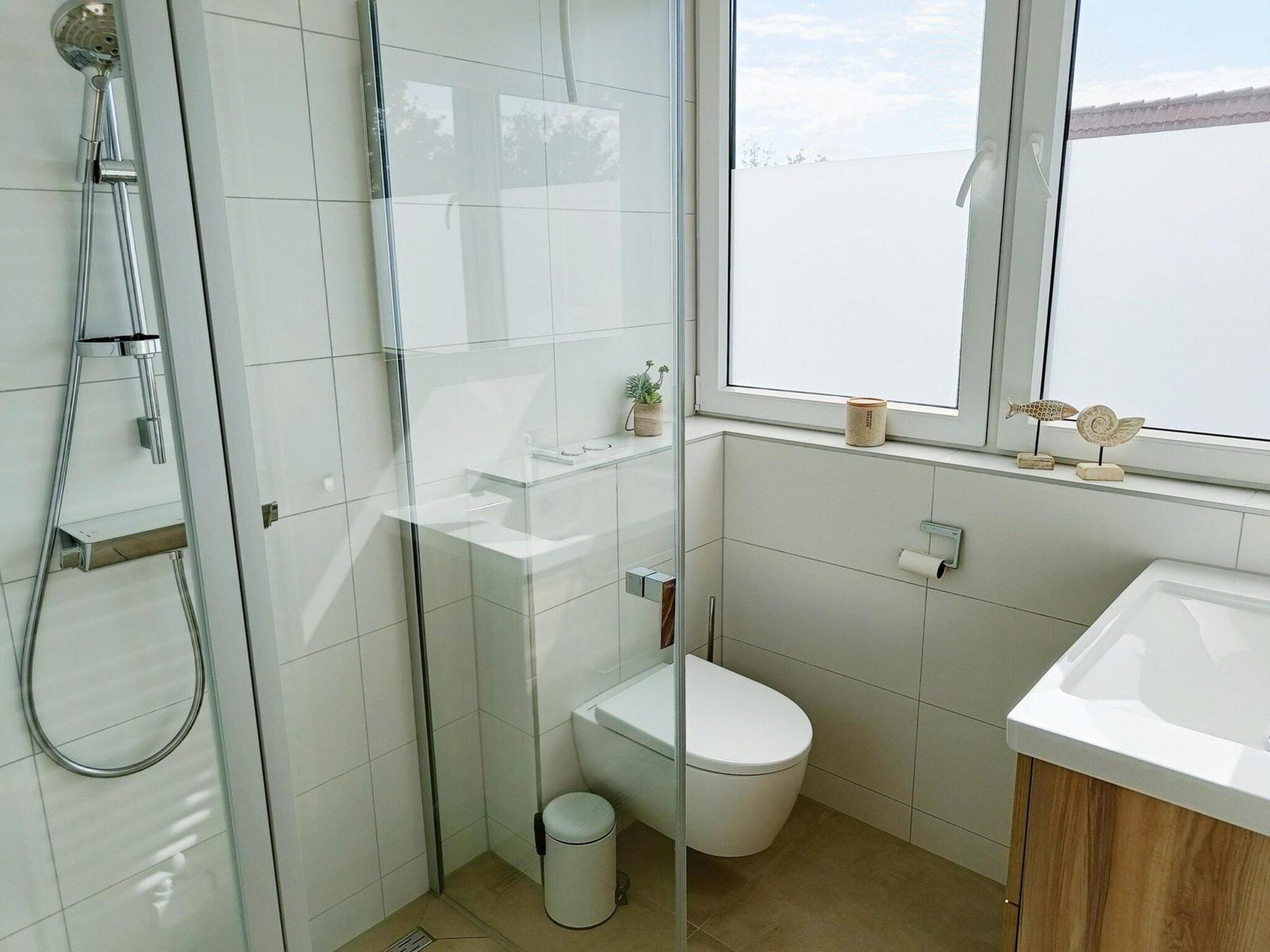 De badkamer van Schoneveld 124 Zeemeeuw Breskens in Breskens