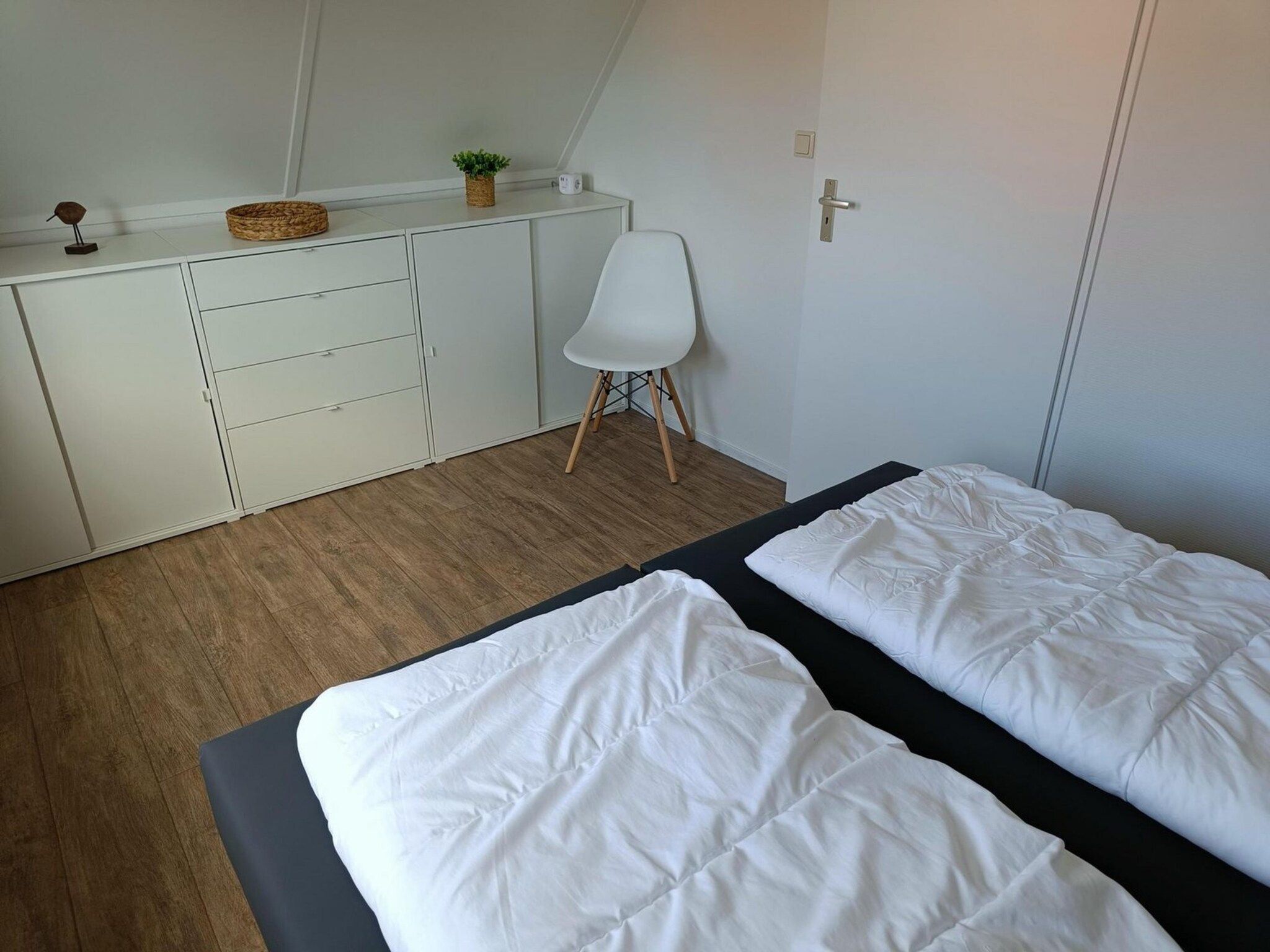 Een slaapkamer van Schoneveld 124 Zeemeeuw Breskens in Breskens