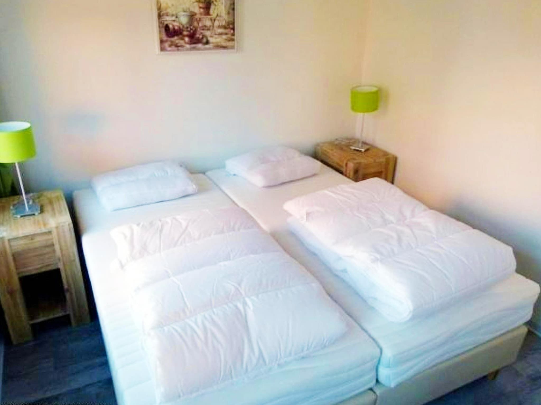 Een slaapkamer van Landgoed de Lente 40 Sneeuwklokje Breskens in Breskens