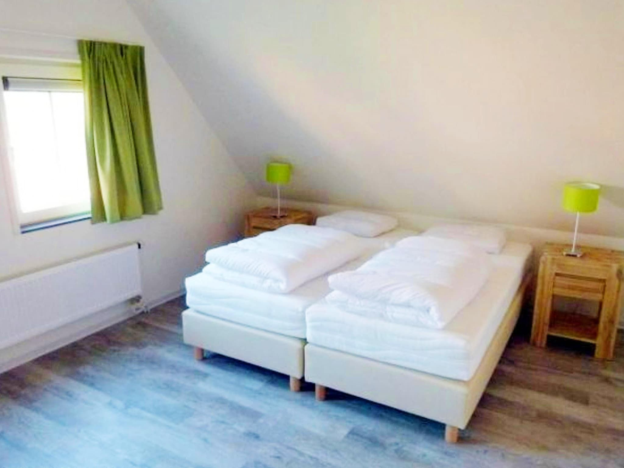 Een slaapkamer van Landgoed de Lente 40 Sneeuwklokje Breskens in Breskens