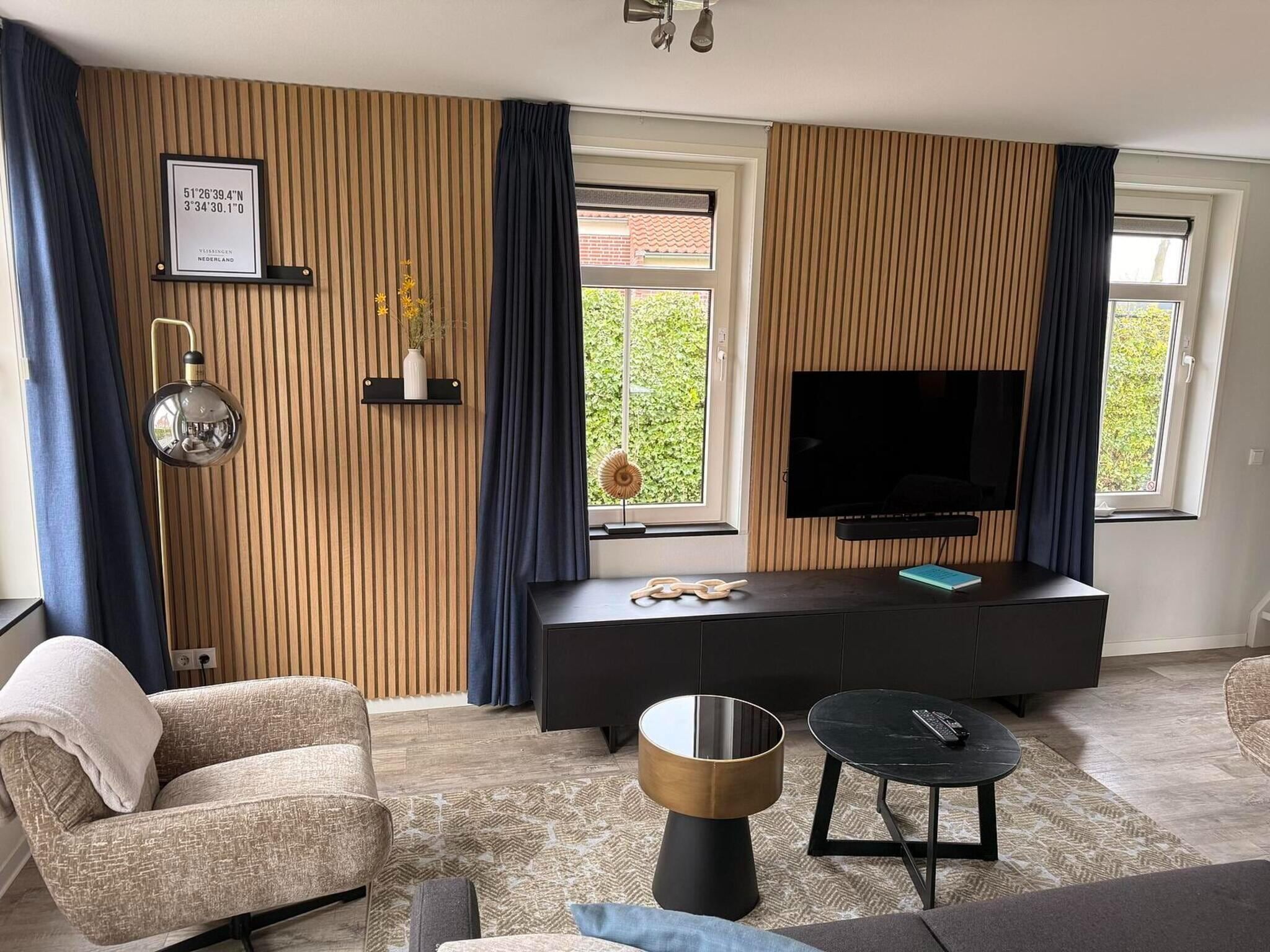 De woonkamer van Landgoed de Lente 40 Sneeuwklokje Breskens in Breskens