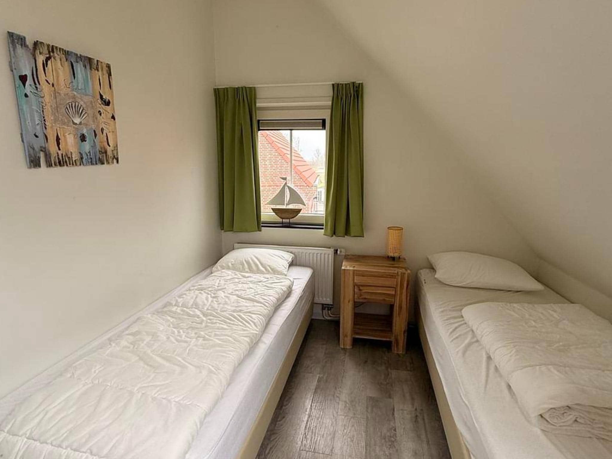 Een slaapkamer van Landgoed de Lente 40 Sneeuwklokje Breskens in Breskens