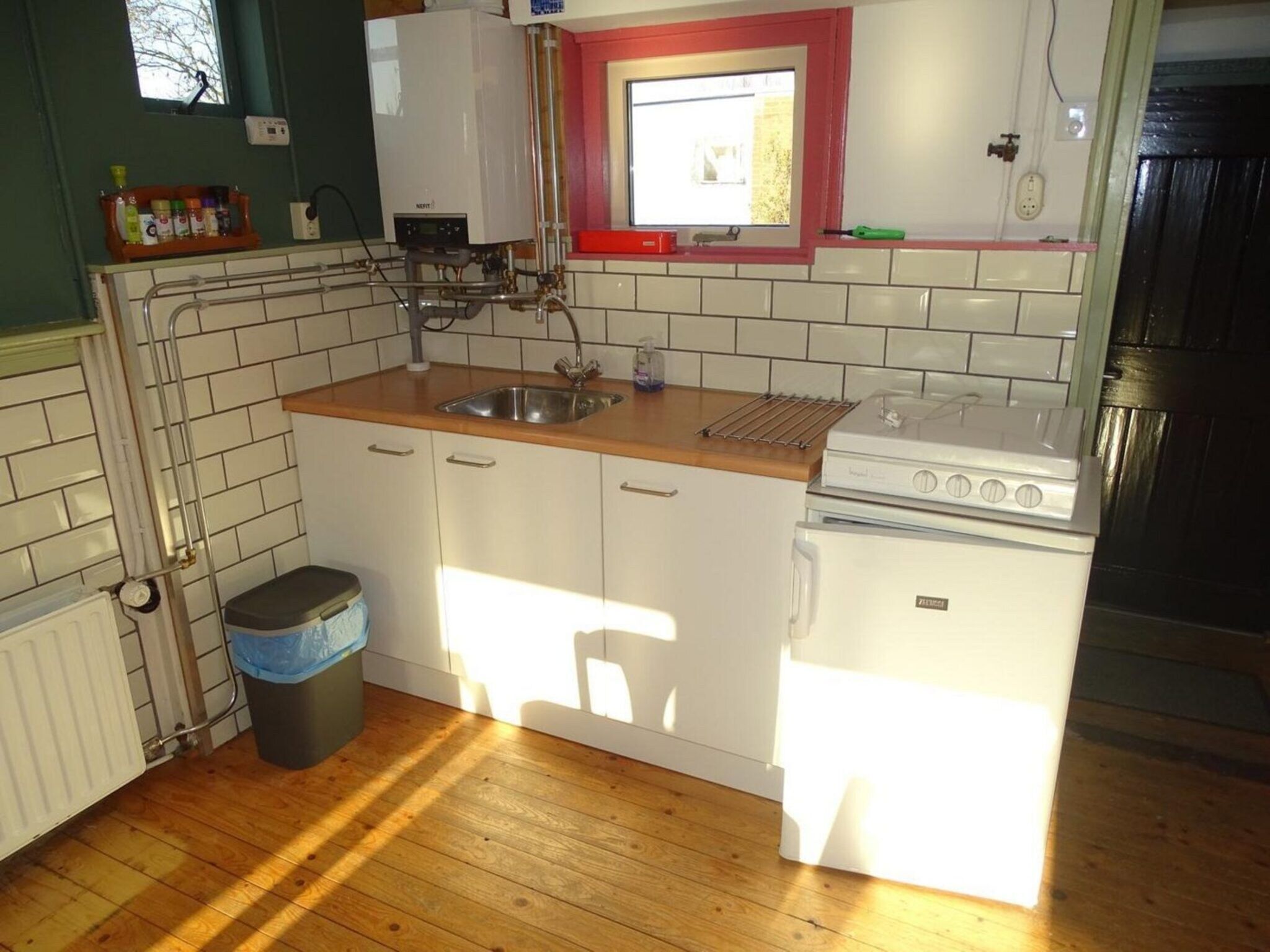 De keuken van Tragel 37 Schoondijke in Schoondijke