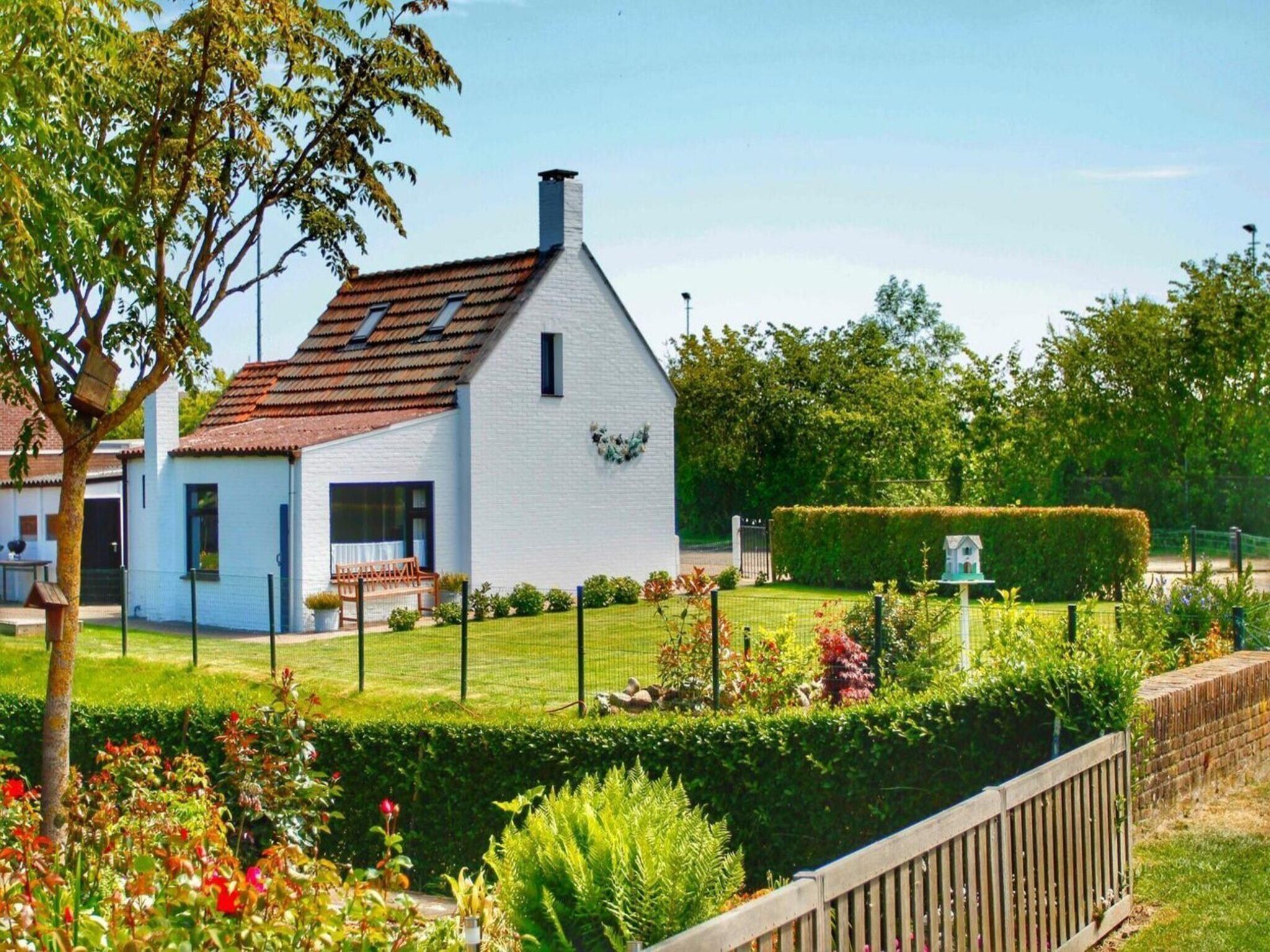 De tuin van Tragel 37 Schoondijke in Schoondijke