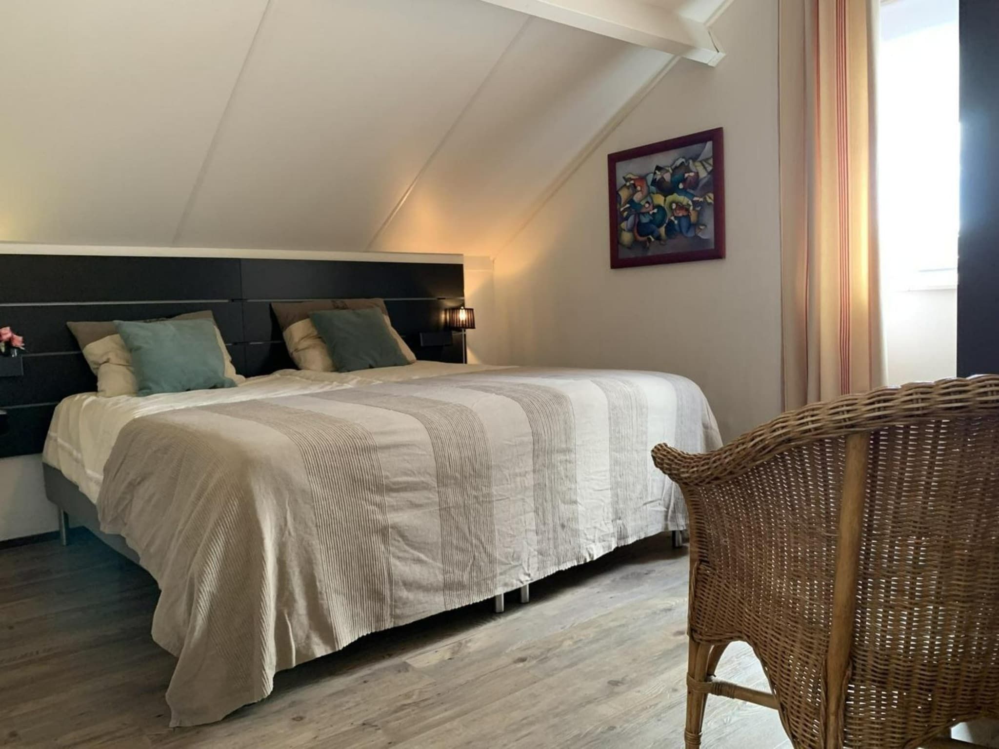 Een slaapkamer van Scheldeveste 137 Schelde breskens in Breskens