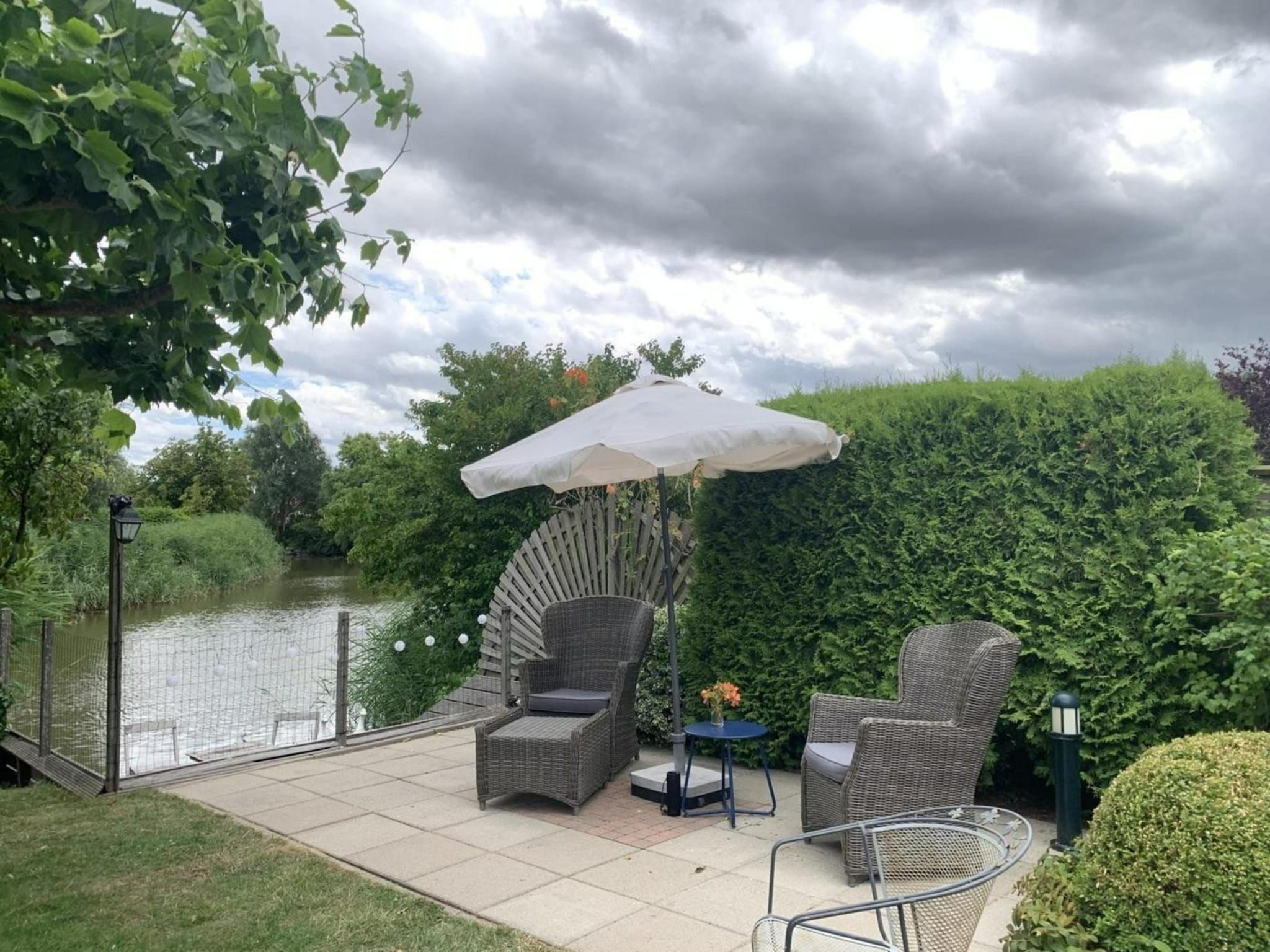 De tuin van Scheldeveste 137 Schelde breskens in Breskens