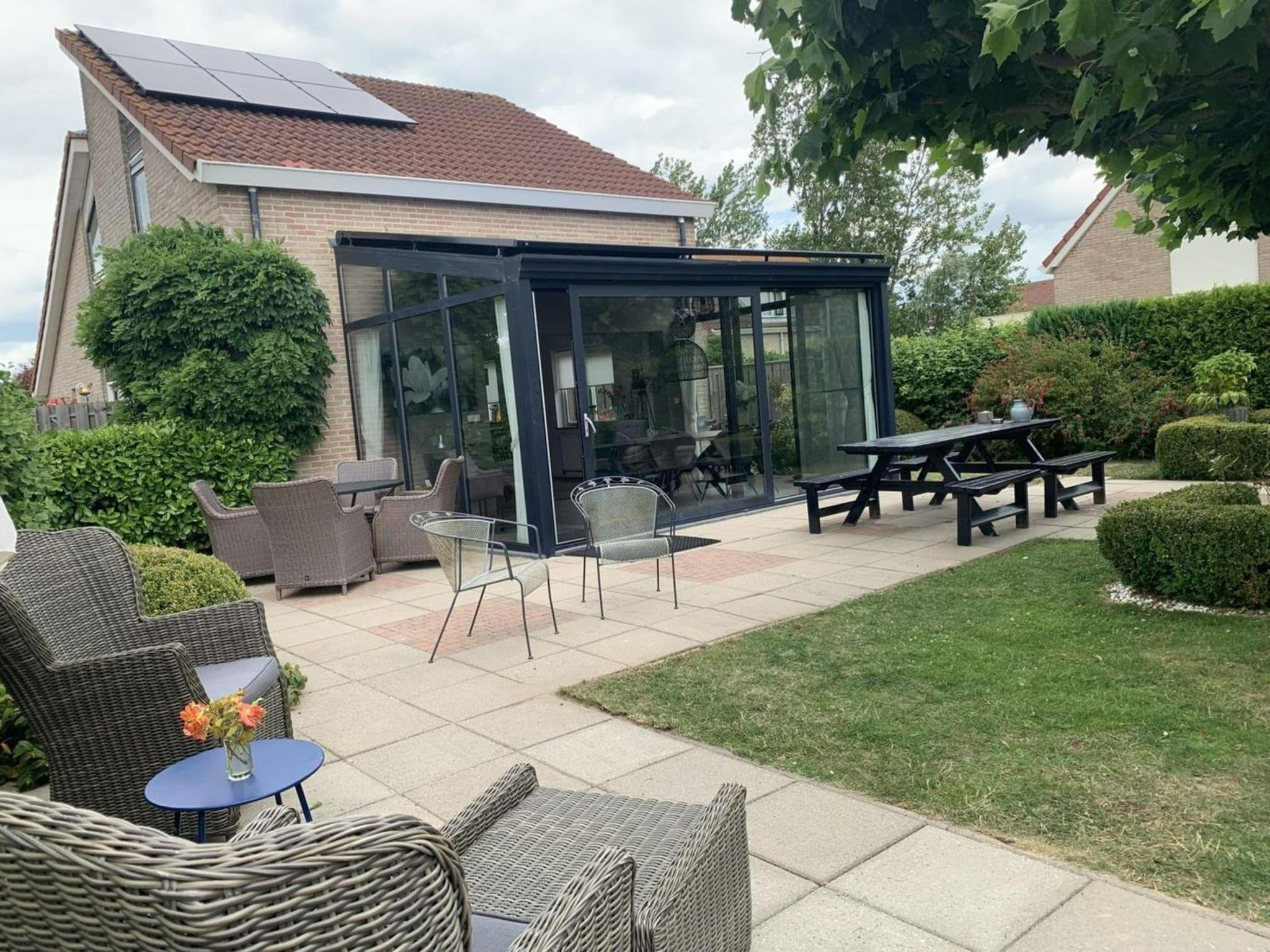 De tuin van Scheldeveste 137 Schelde breskens in Breskens