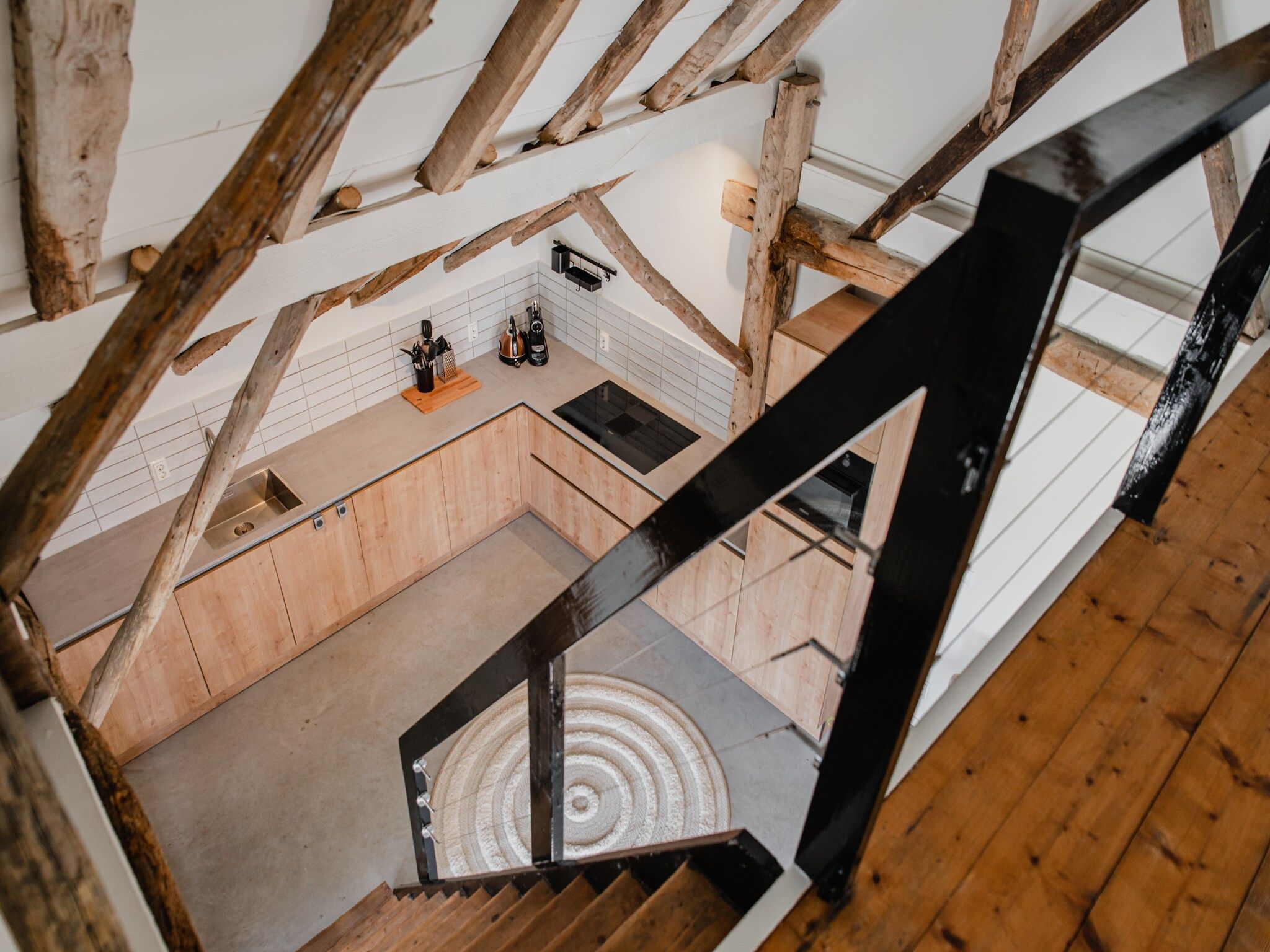 De keuken van Dorpswoning Op Niveau 4 in Leende