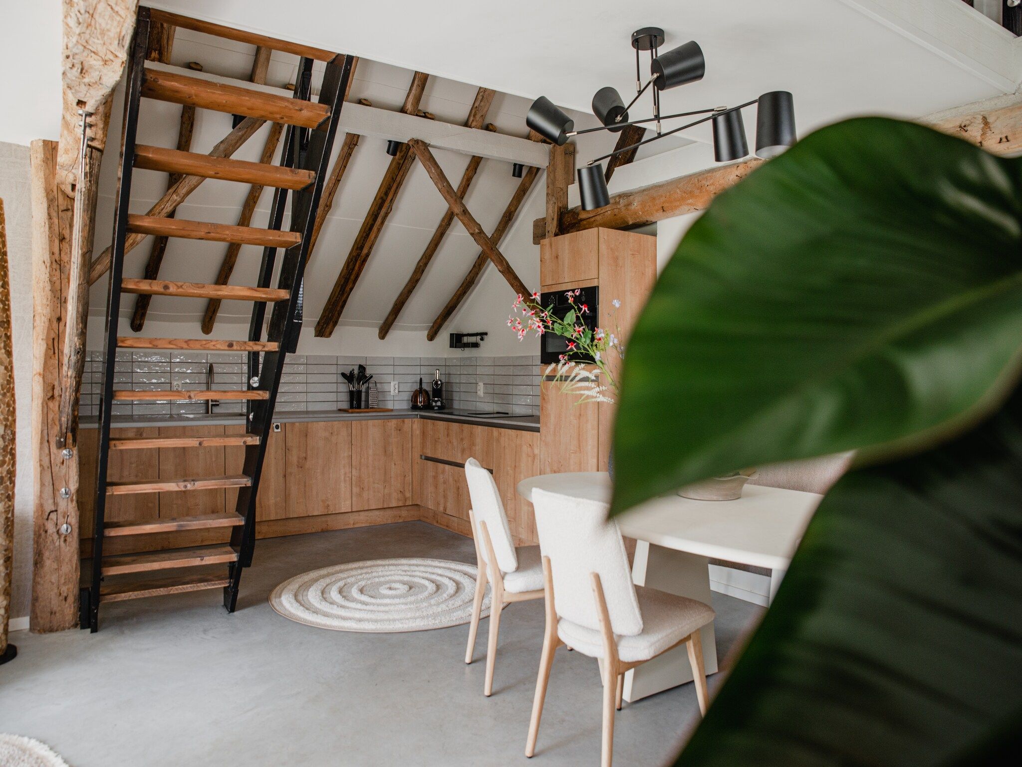 De keuken van Dorpswoning Op Niveau 4 in Leende