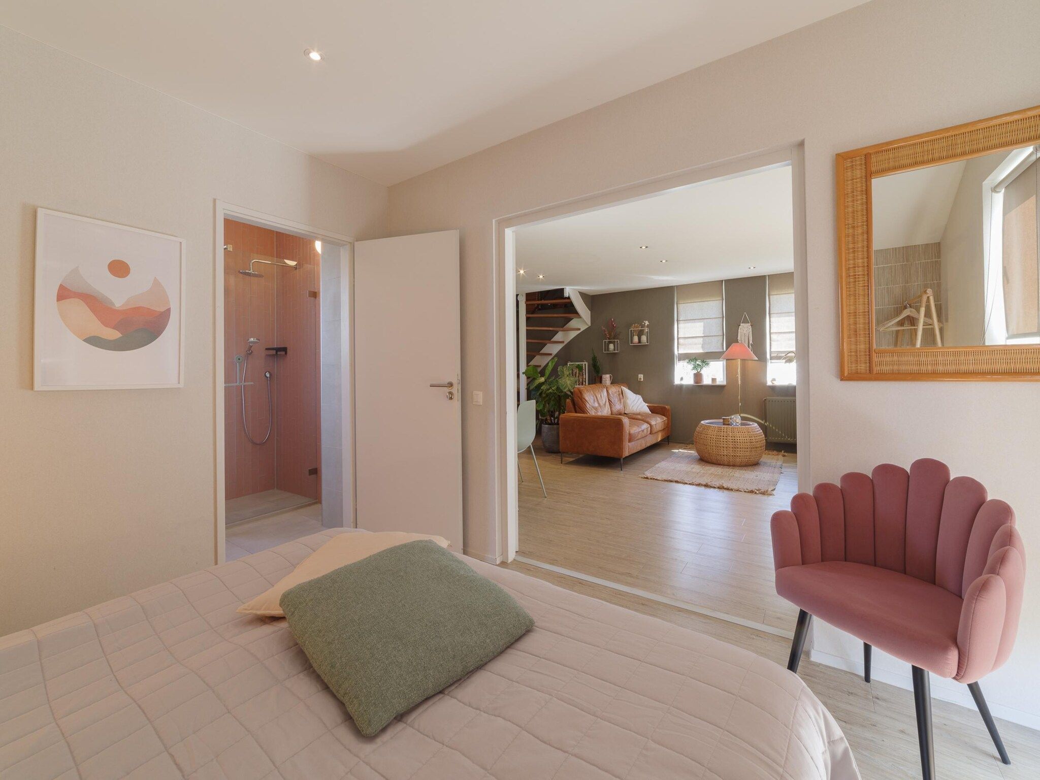 Een slaapkamer van Villapark De Oesterbaai 8 in Wemeldinge