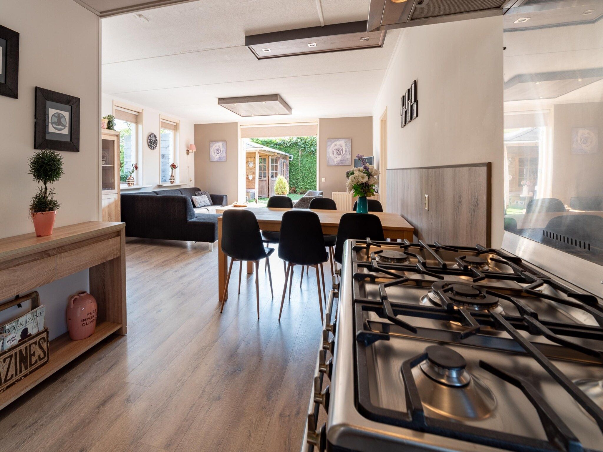 De keuken van Villapark De Oesterbaai 26 in Wemeldinge