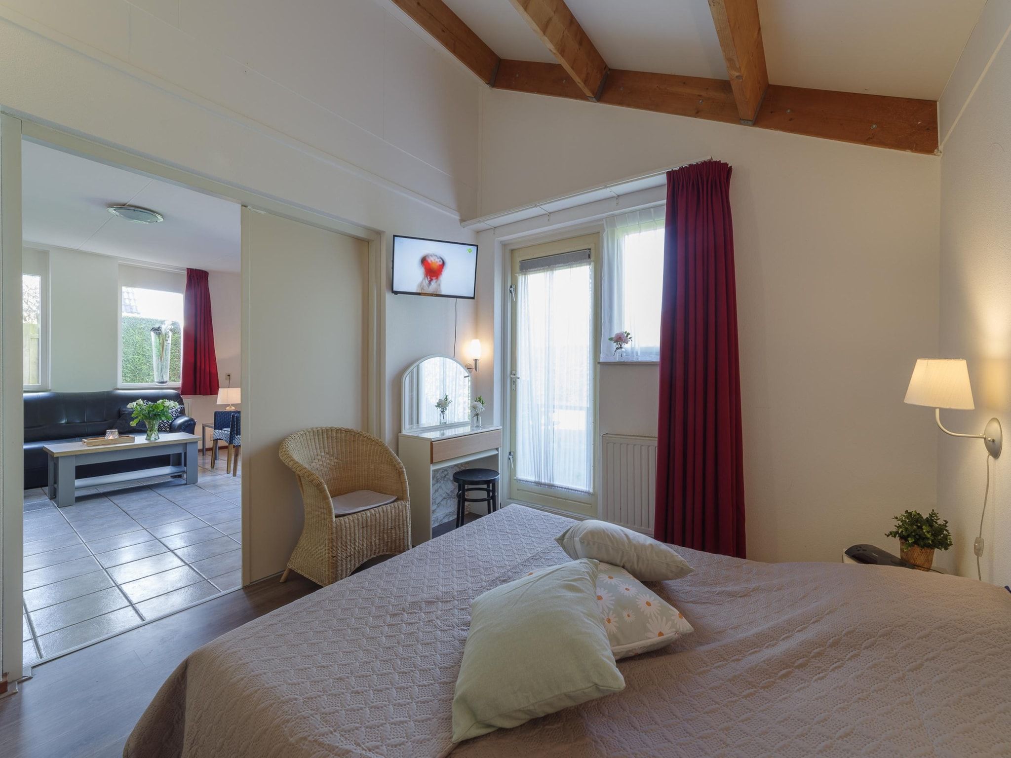 Een slaapkamer van Villapark De Oesterbaai 75 in Wemeldinge