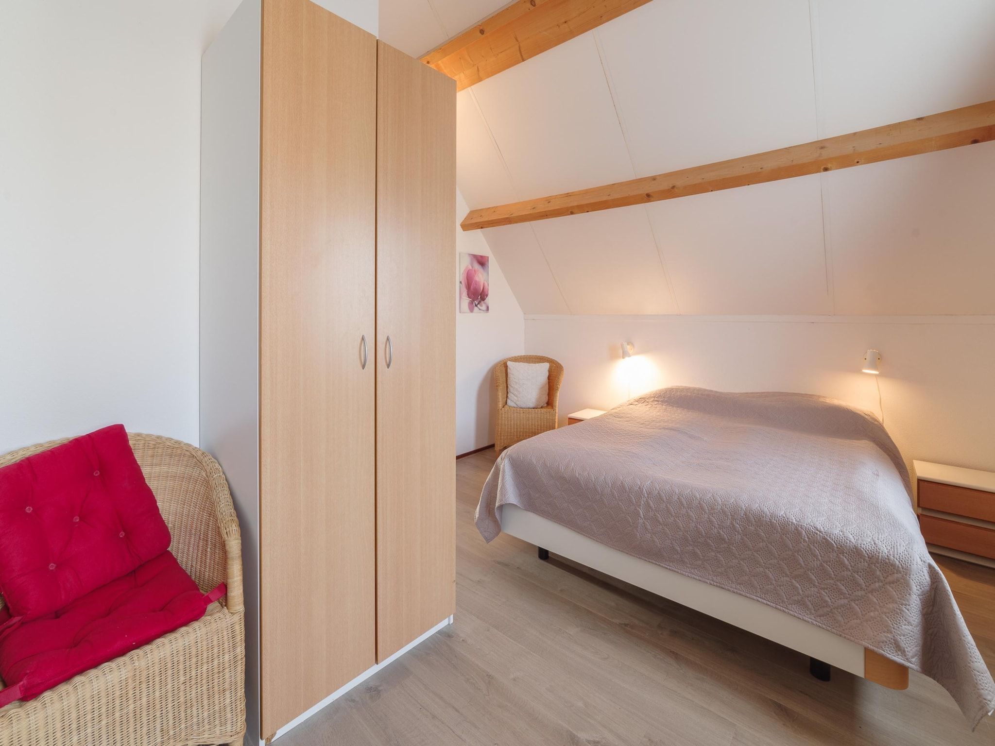 Een slaapkamer van Villapark De Oesterbaai 91 in Wemeldinge