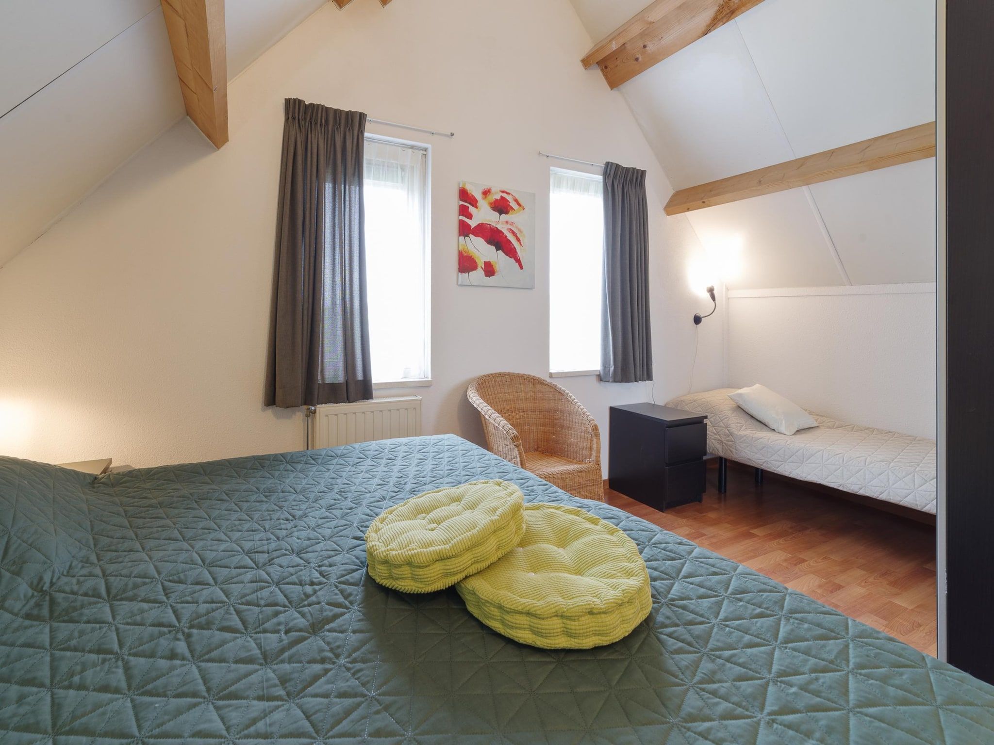 Een slaapkamer van Villapark De Oesterbaai 99 in Wemeldinge